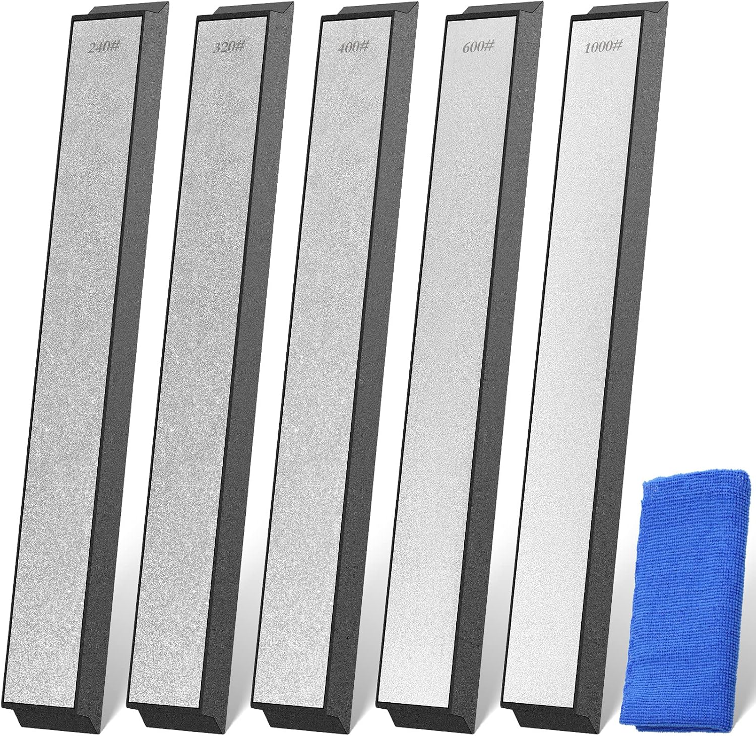 5 Pieces Diamond Sharpening Stones Set Fixedangle Cutter