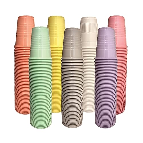 Miniatura 3 de Vasos desechables de plástico de 5 onzas, 1000 unidades (verde menta)