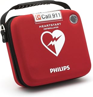 Philips HeartStart Slim Carry Case M5076A for OnSite & Home AED Defibrillators - Durable Cordura Protection