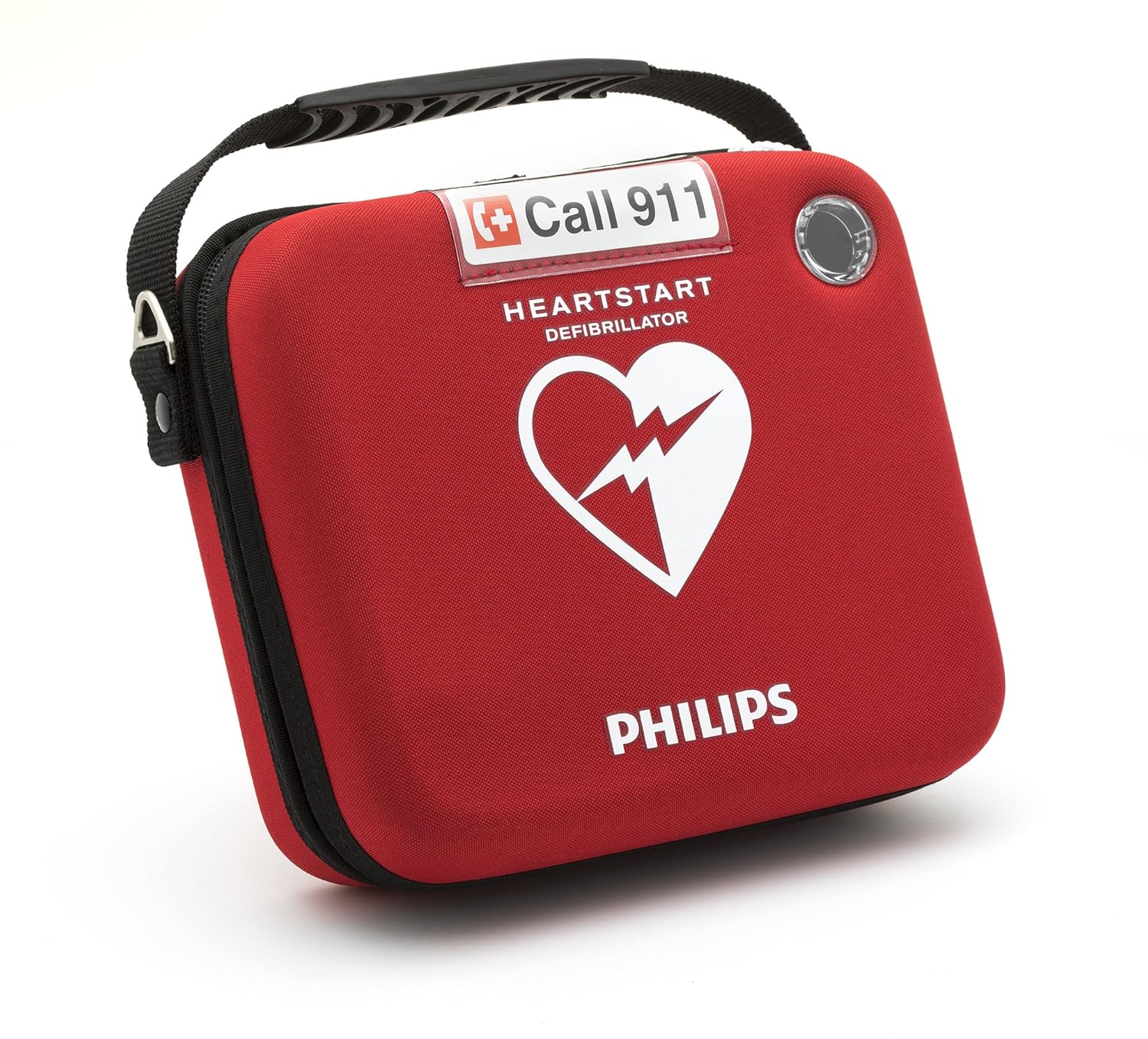 Philips HeartStart Slim Carry Case M5076A for OnSite & Home AED Defibrillators - Durable Cordura Protection