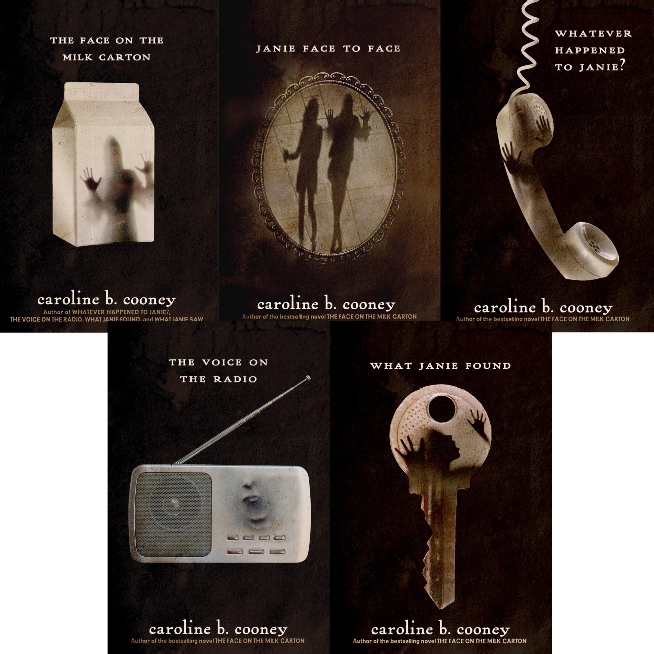 Janie Johnson Series Books 1-5 (Set Includes: The Face on the Milk Carton, Whatever Happened to Janie, The Voice on the Radio, What Janie Found and Janie Face to Face)