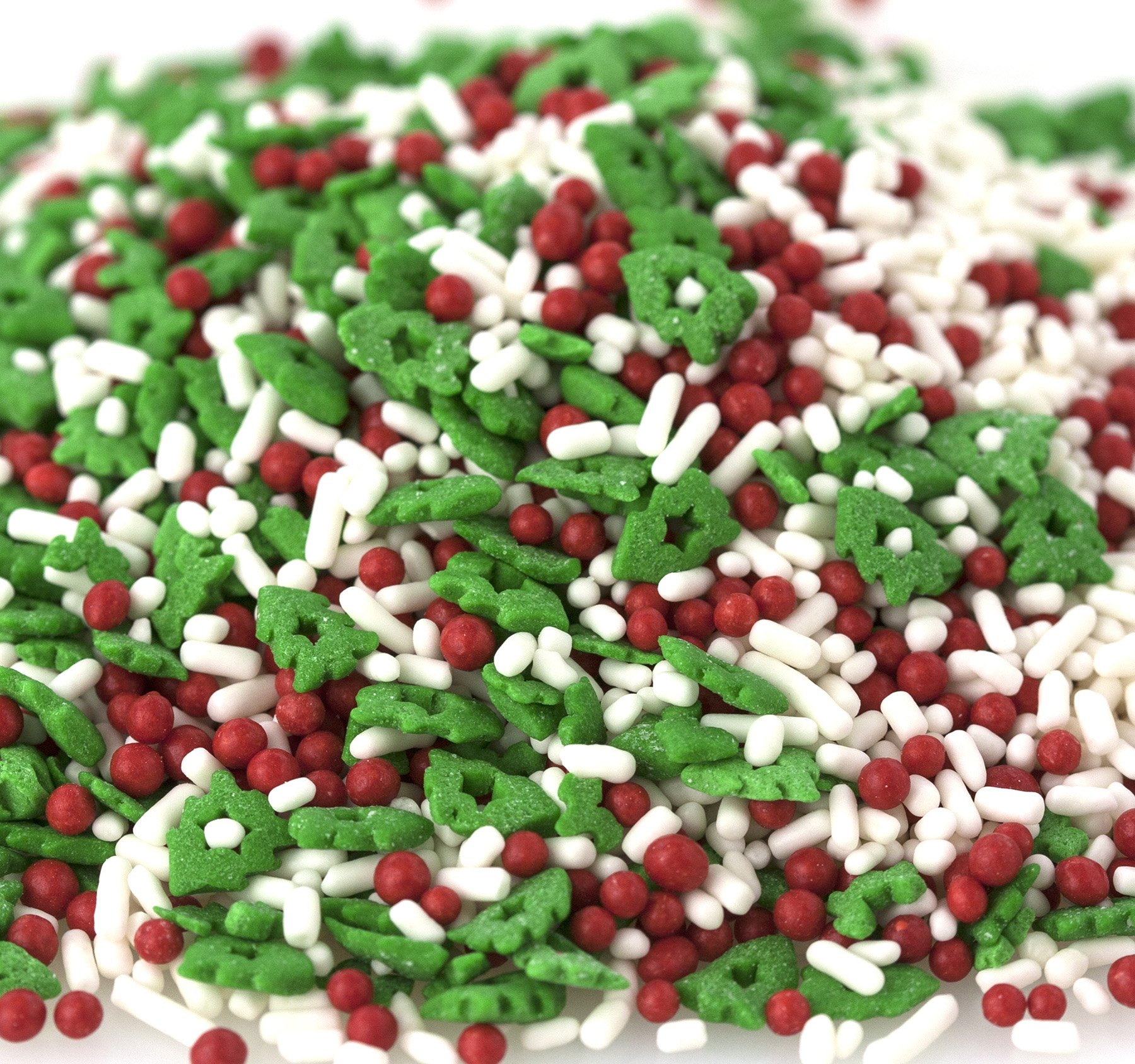 Bulk Christmas Festive Flurry Cookie Confetti Sprinkles, 3 Oz. Container (Pack of 4)