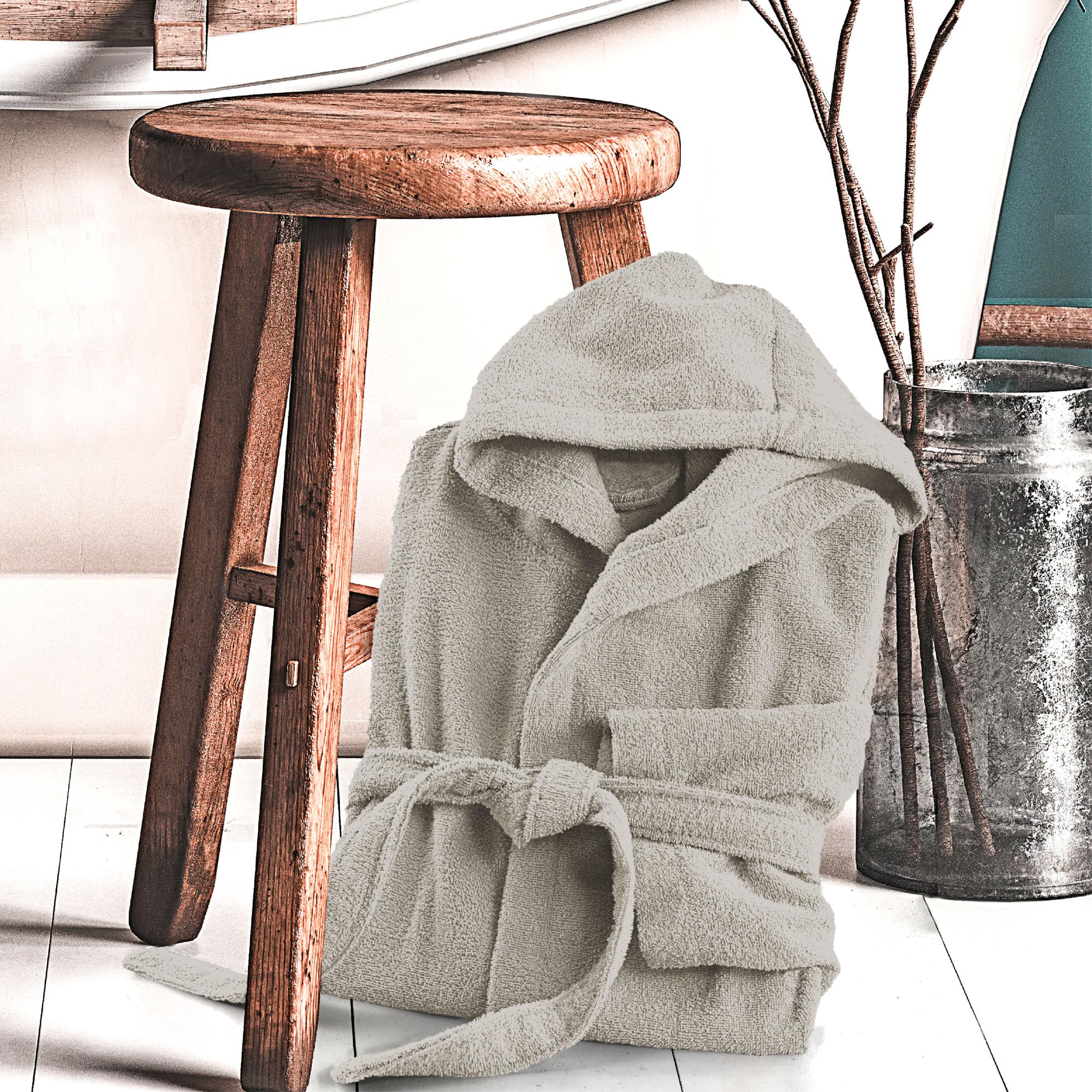 Ruggeri - Accappatoio in Microspugna 100% Cotone di Alta Qualità | Ultra Morbido, Leggero e Super Assorbente | Unisex Adulto