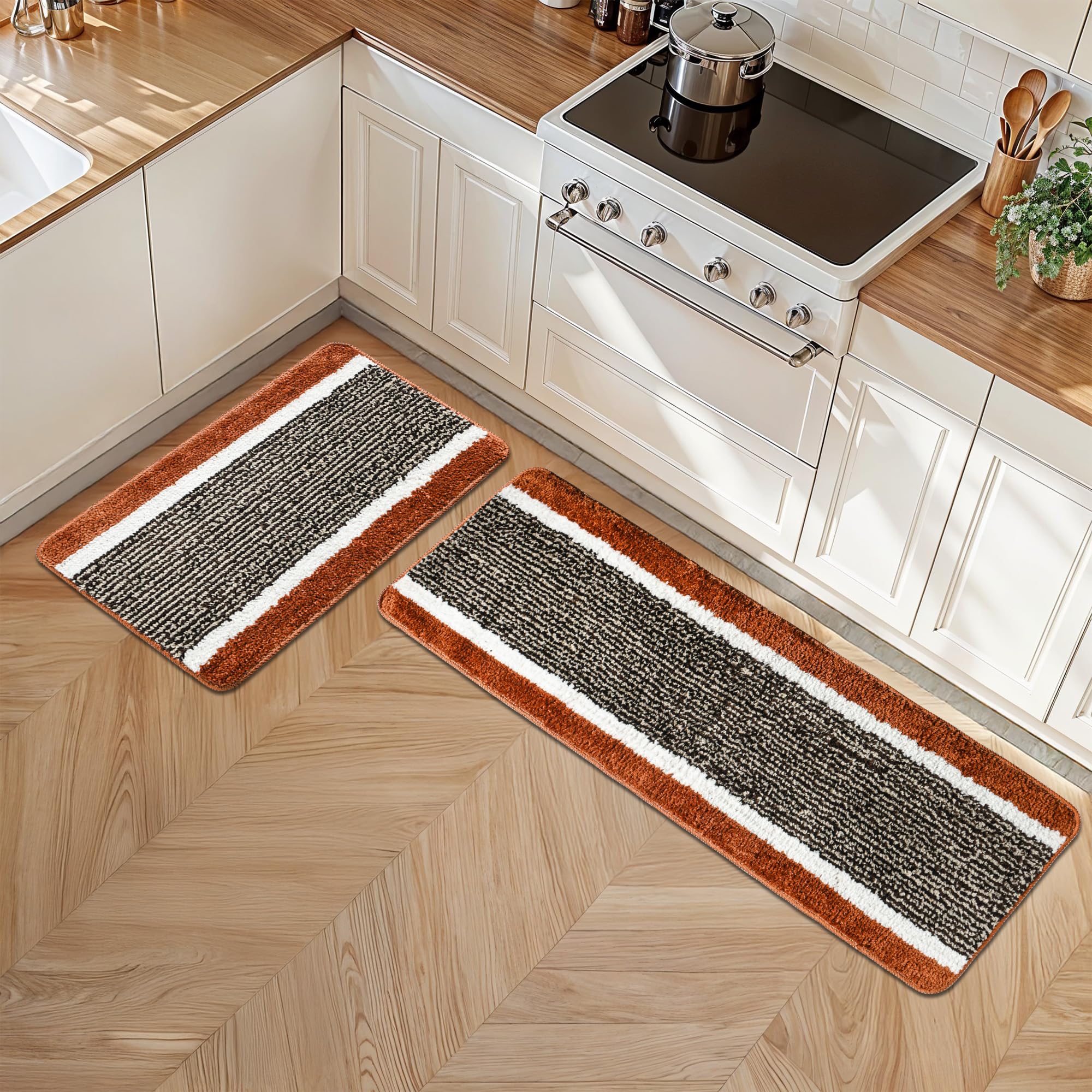Velvet Prayer Mats - Brown, Blue & Red -10