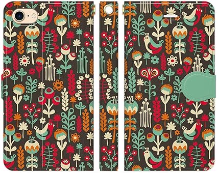 Amazon Co Jp ブレインズ Iphonexs Iphonex 手帳型 ケース カバー 北欧柄 花柄 鳥 かわいい レディース 北欧 北欧テイスト 花 フラワー おしゃれ 大人可愛い 動物 どうぶつ 小鳥 茶色 秋 ブラウン 家電 カメラ