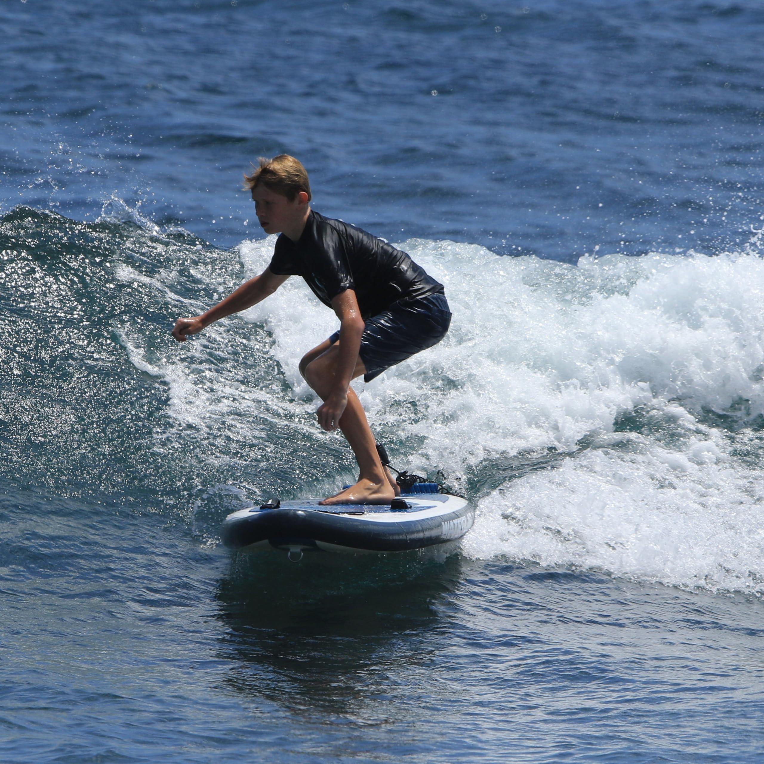 Premium aufblasbares SUP-SURF-Body Board Wave Rider 8'3" - 251 cm Set