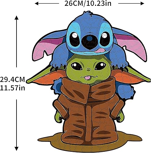 Vista 3 de Rompecabezas de madera para adultos, rompecabezas de madera con forma de animal irregular de 200 piezas, rompecabezas únicos para adultos