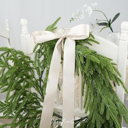 Miniatura 6 de MAYREEL Cinta de satén champán de 1.5 pulgadas, color dorado claro, grueso, doble cara para manualidades, ramos de flores, envoltura de regalos,