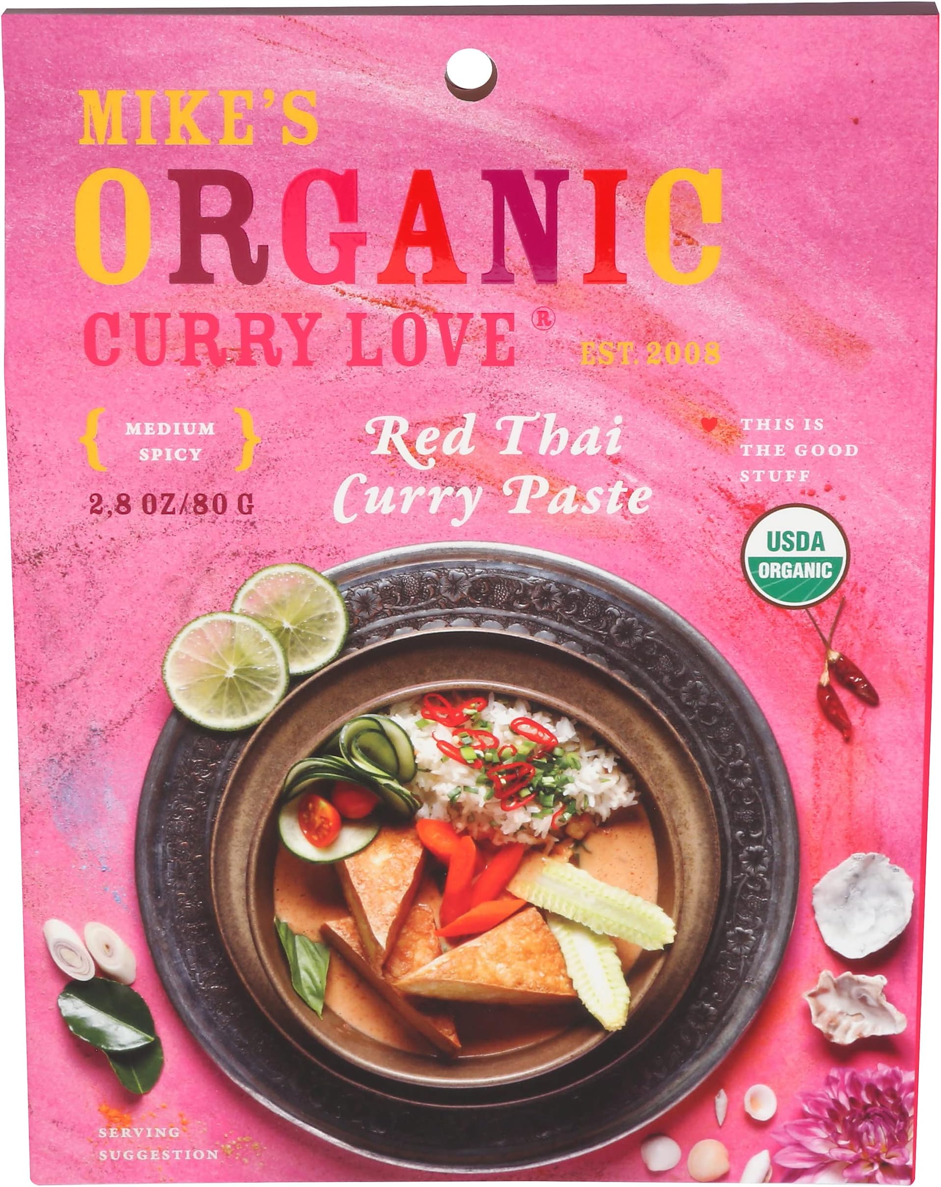 Mike's Organic Curry Love Organic Red Thai Curry Paste, 2.8 OZ