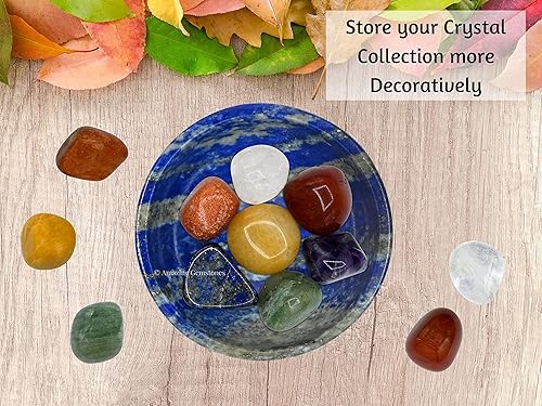 Miniatura 117 de Amazing Gemstone Clear Quartz Crystal Bowl - 2" Gem Stone Bowl for Altar Offering