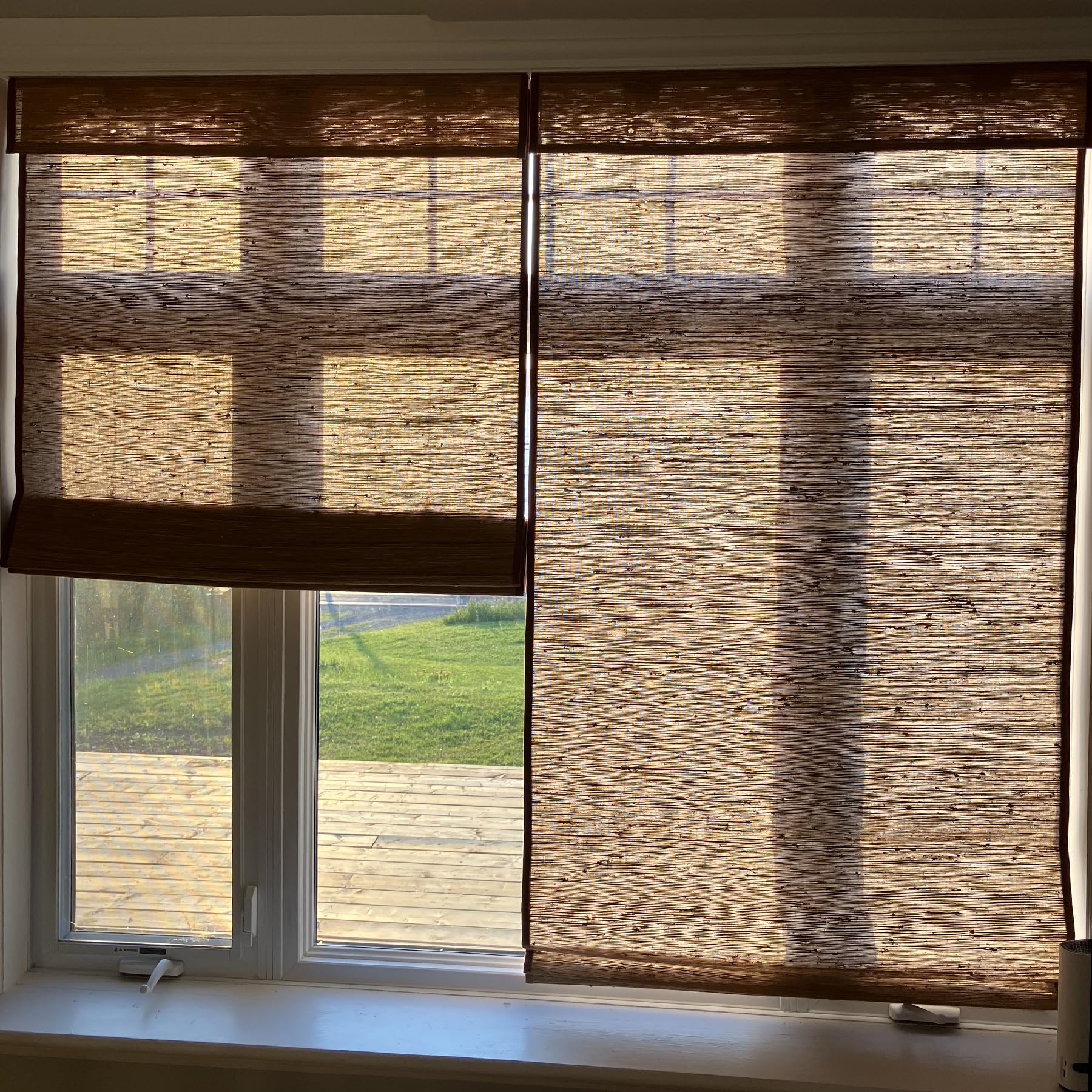 Lustrowin Kabellose Raffrollos Für Fenster – Lichtfilternd & Durchscheinend In Beige 86x162 Cm | Römische Rollos Mit Abnehmbarem Stoff Für Küche & Türen