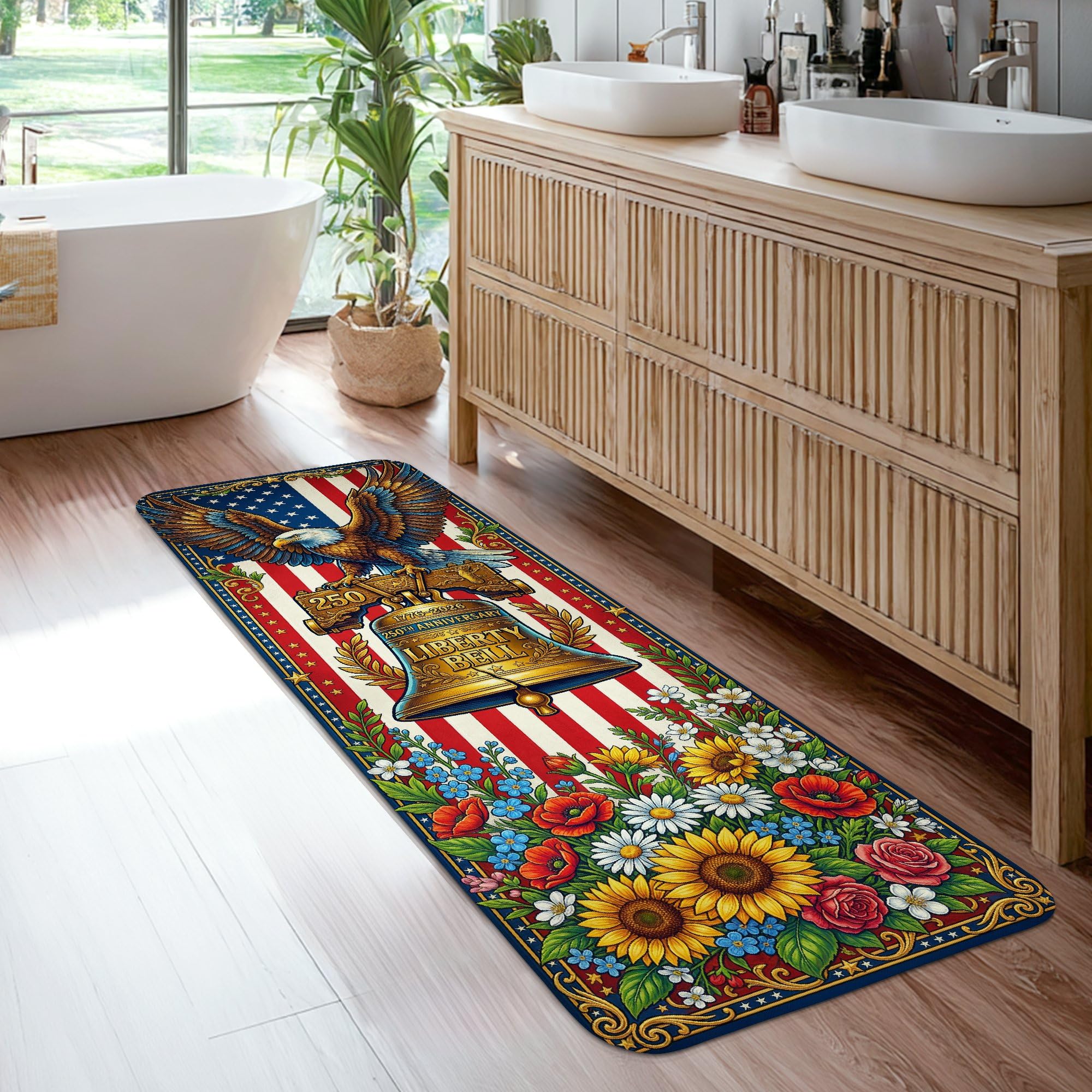 Tapis de couloir pour entrée et cuisine résistant et facile à nettoyer