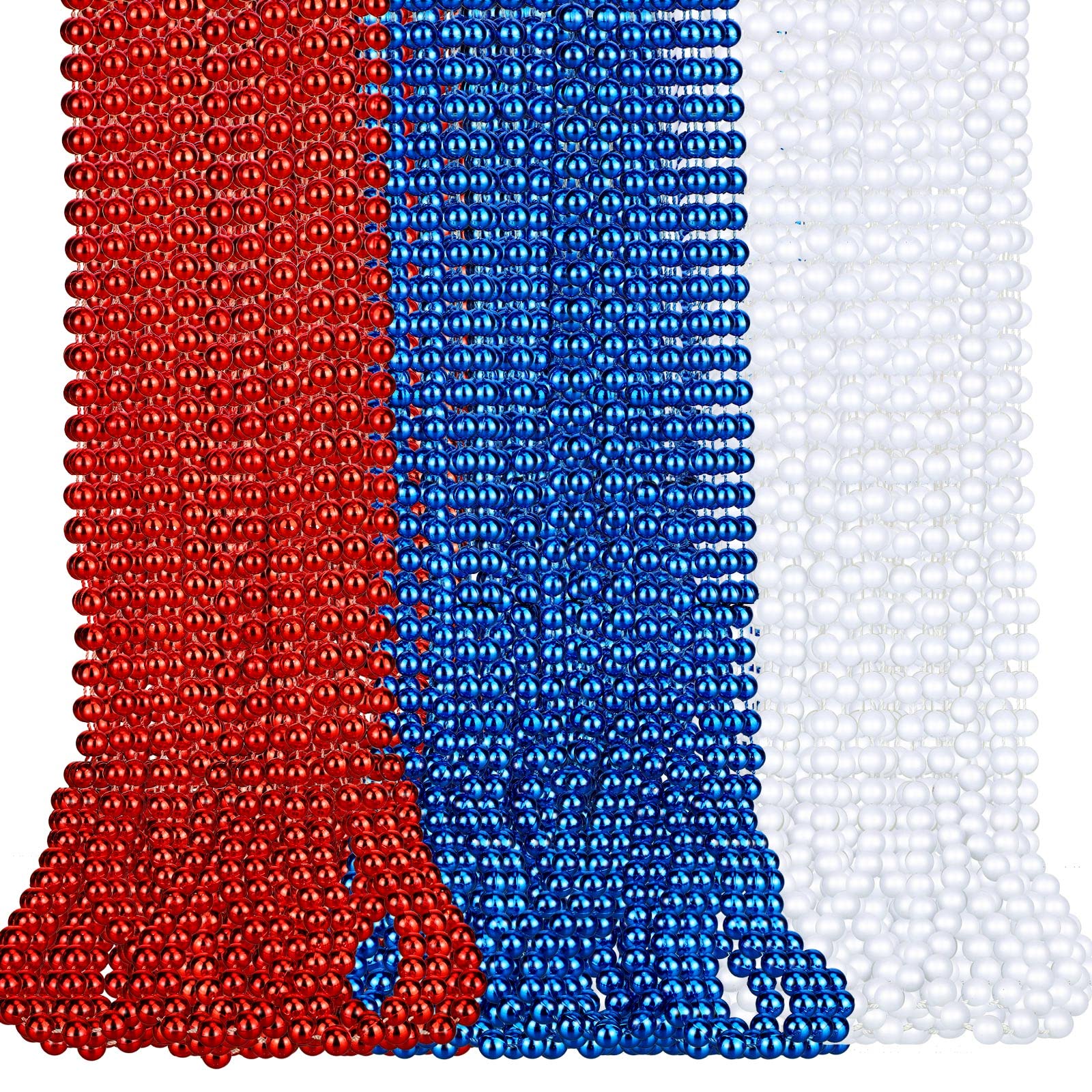 Perles patriotiques contre le manque d'idées d'animation pour colliers du 4 juillet