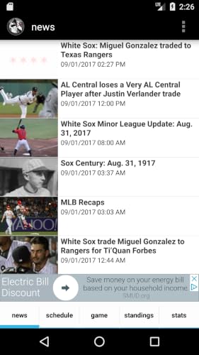 Chicago Baseball White Sox Edition – vue 2