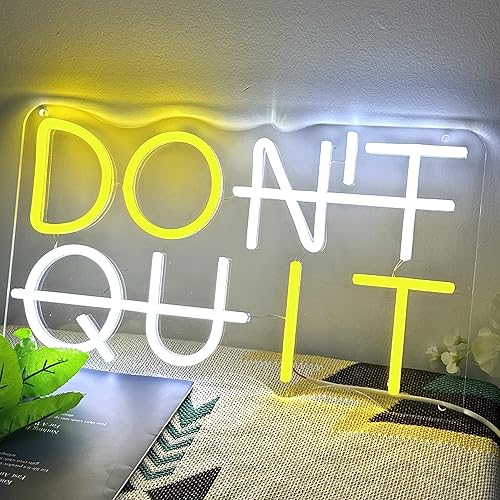 Letrero de neón para decoración de pared, luces LED de neón Do IT, decoración de fiestas, luces LED de neón alimentadas por USB, luces de neón para