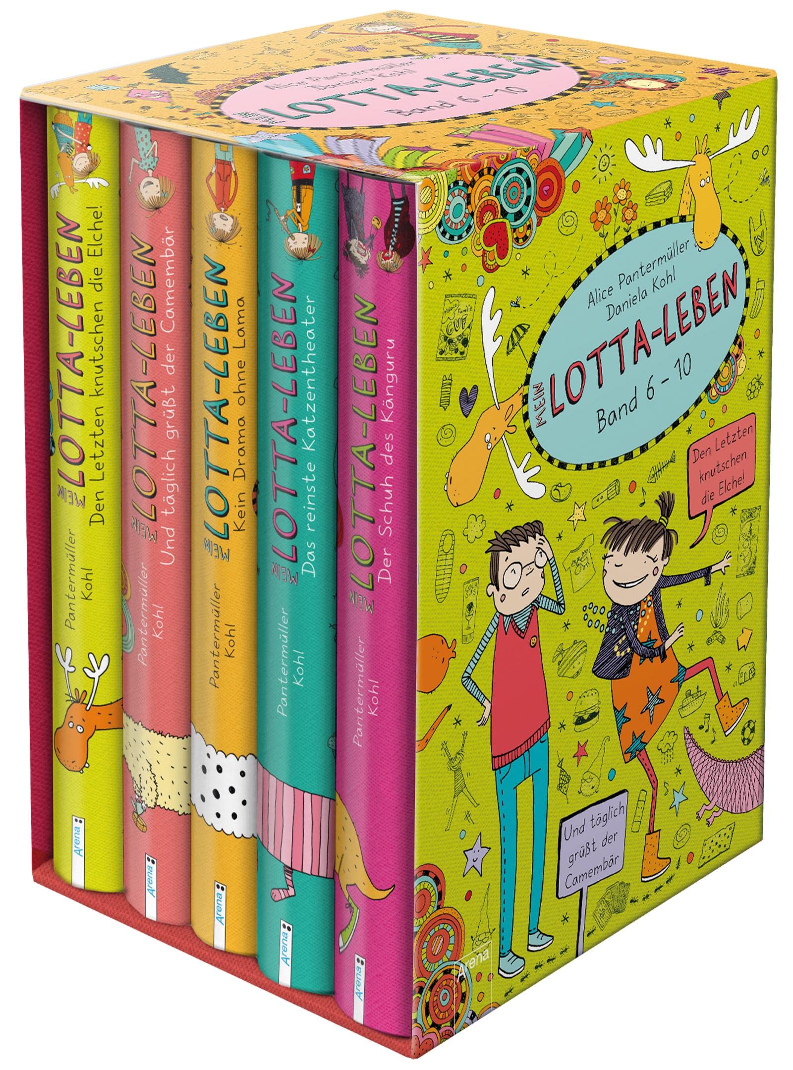 【ドイツ語】　本　Lotta-Lebenシリーズ10巻セット Mein Lotta-Leben (6-10): Sonderausgabe, Bd. 6-10 im