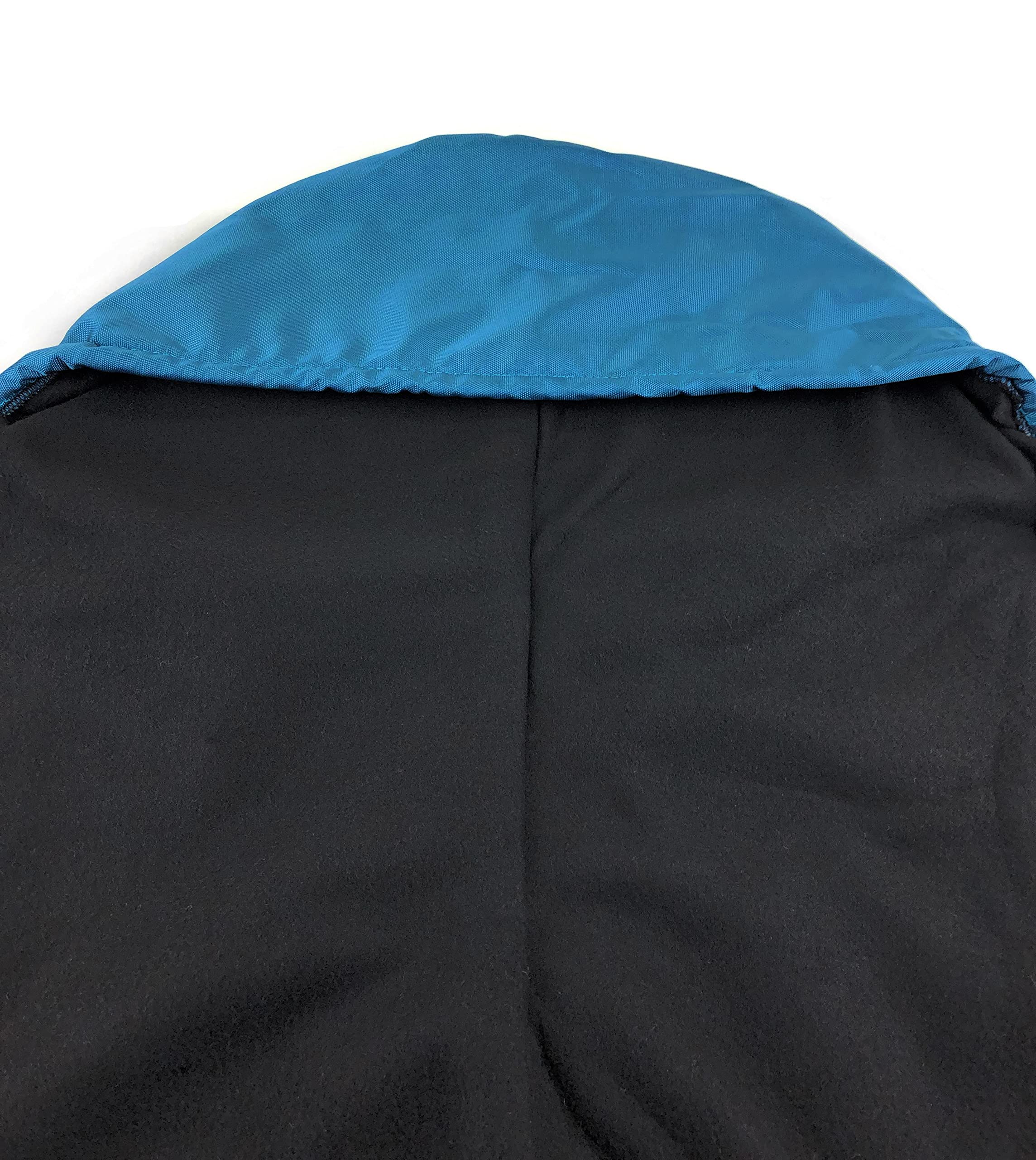Horses, Funda para sillín de nailon con forro polar interior, apta para varios tamaños de sillín, fabricada con nailon exterior y suave forro polar en el interior, verde