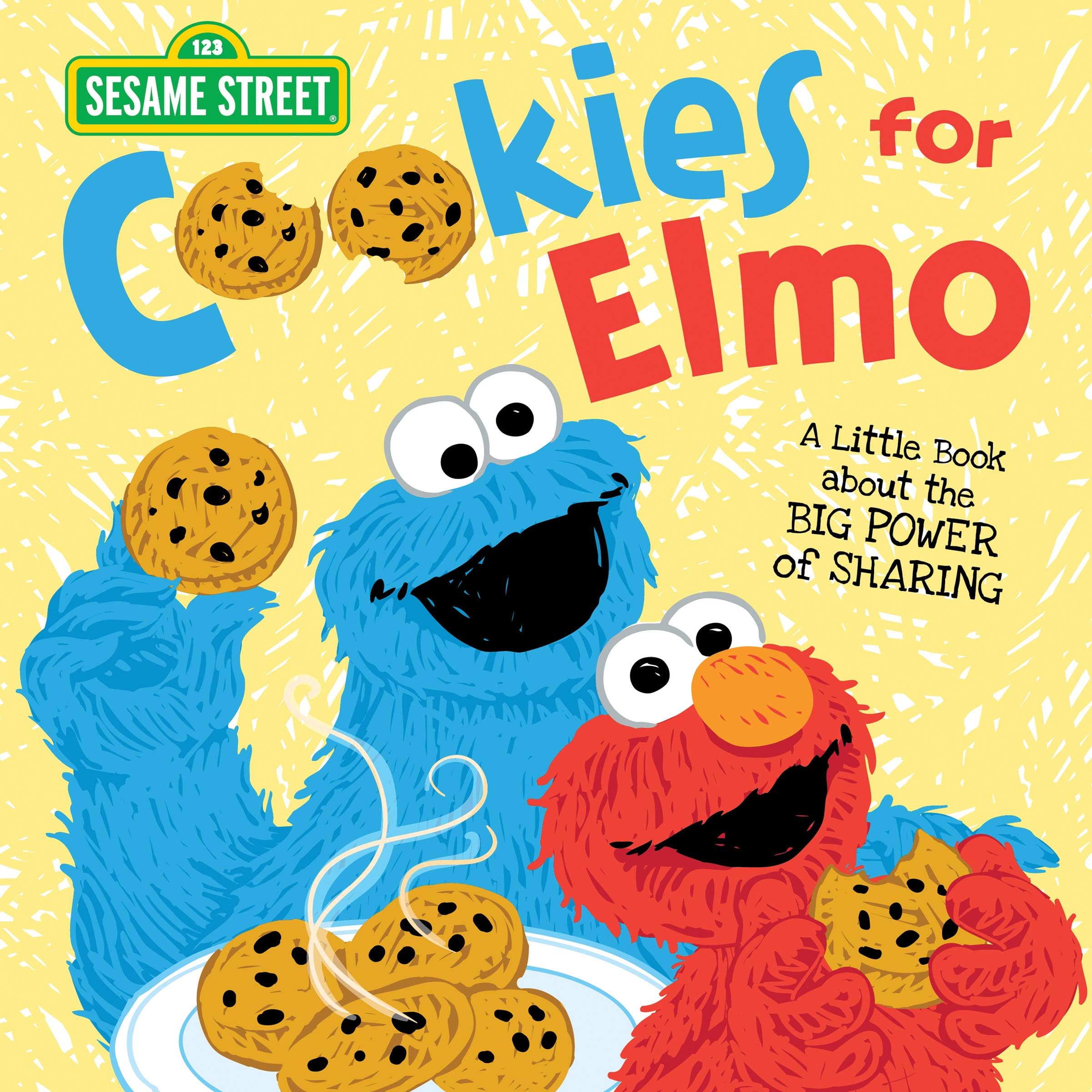 Cookies for Elmo: A Little Book about the Big Power of Sharing with Friends! (kindness books for toddlers and kids, social emotional learning) (Sesame Street Scribbles)