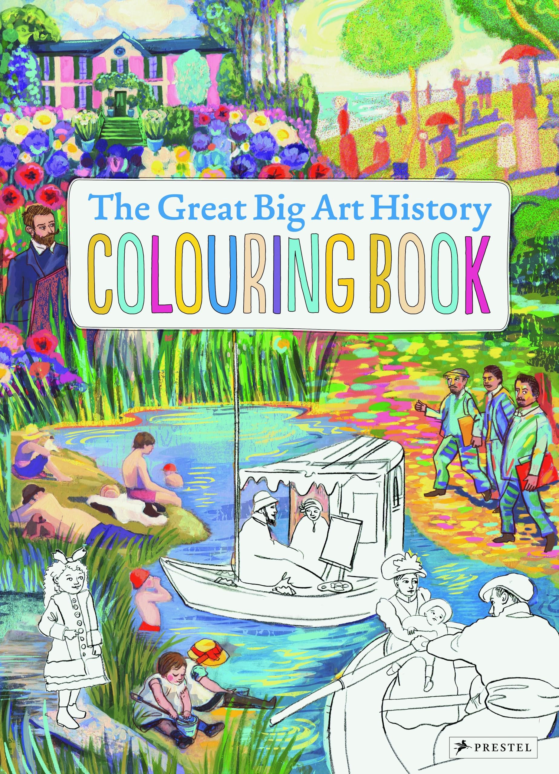 The Great Big Art History Colouring Book (Colouring Books).by Von-Sperber New**