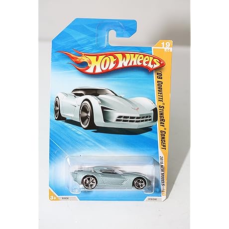 Hot Wheels '09 Corvette Stingray Concept (Light Blue) Blu Ray