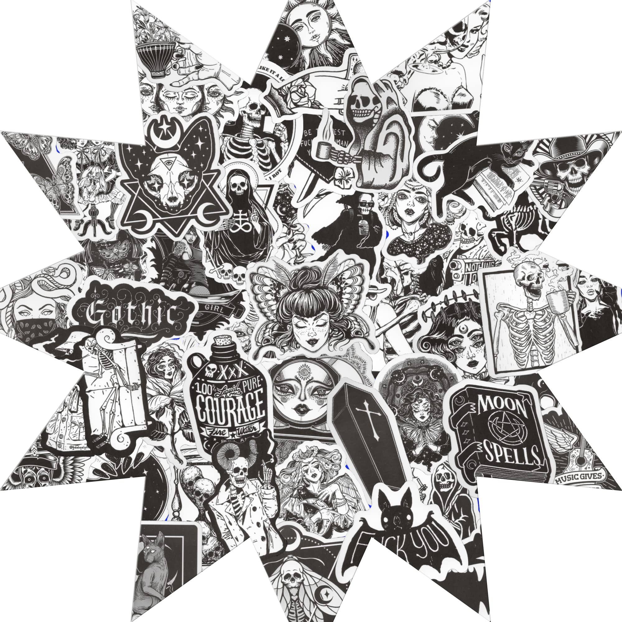 NEO SOLVO Pack De Stickers Autocollants De 5cm à 7cm En Vinyle PVC