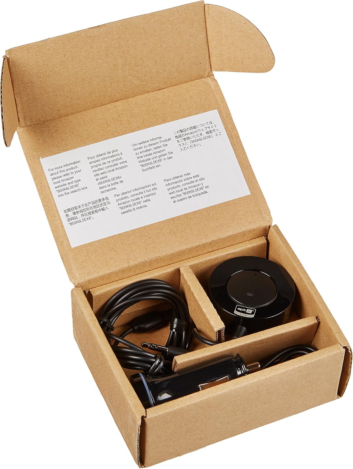 Amazon Basics Bluetooth Hands-Free Car Kit with 3.5mm Aux Jack
