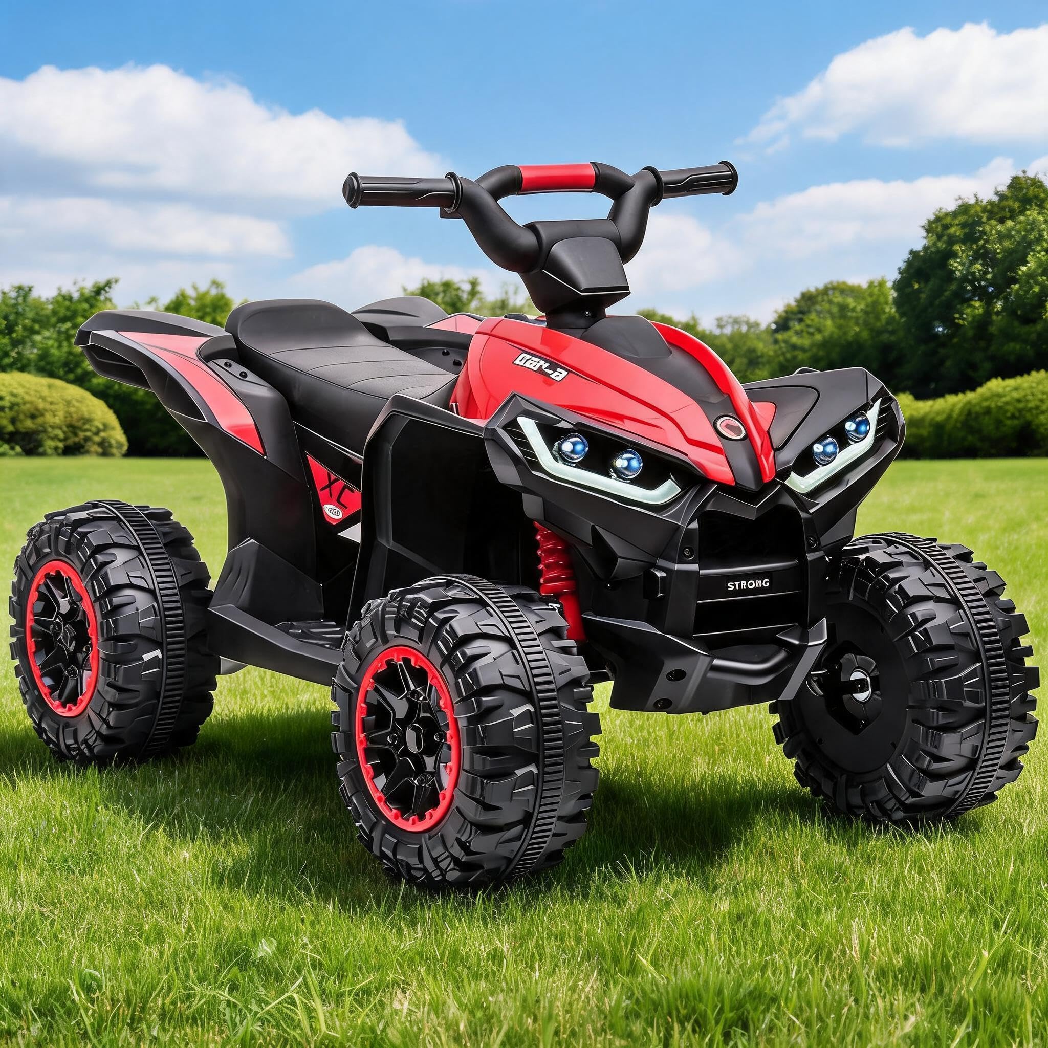 Kids Electric ATV Quad Bike 12V Ride on Car with Remote Control Dual 35W