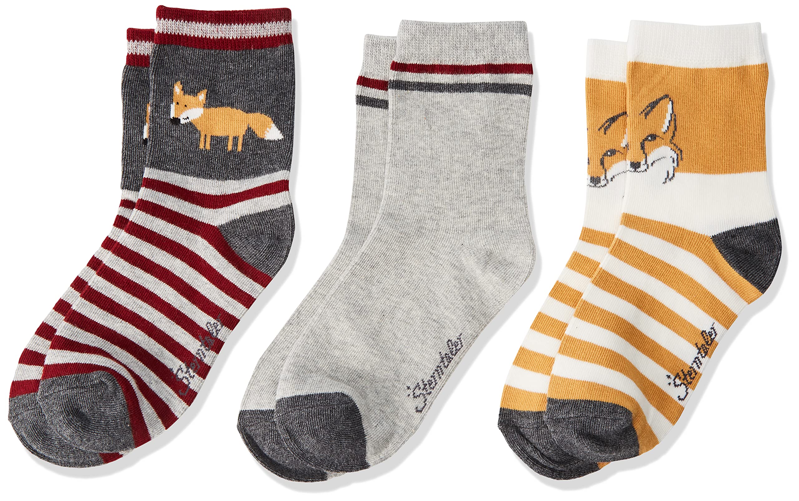 SterntalerBaby Boys Söckchen 3er-pack Fuchs Hosiery