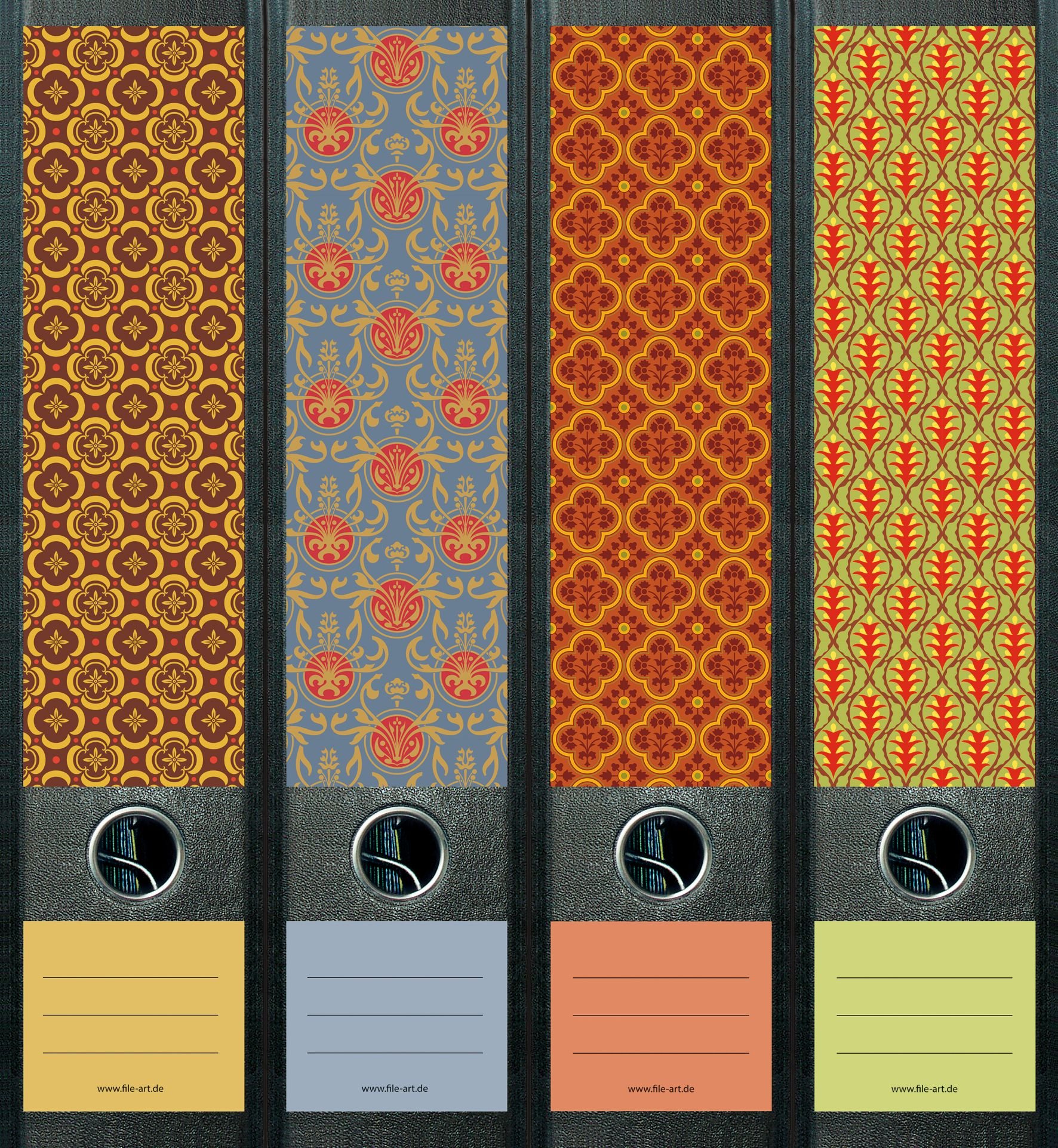 File Art AJ323 Design Labels Folder Backplates