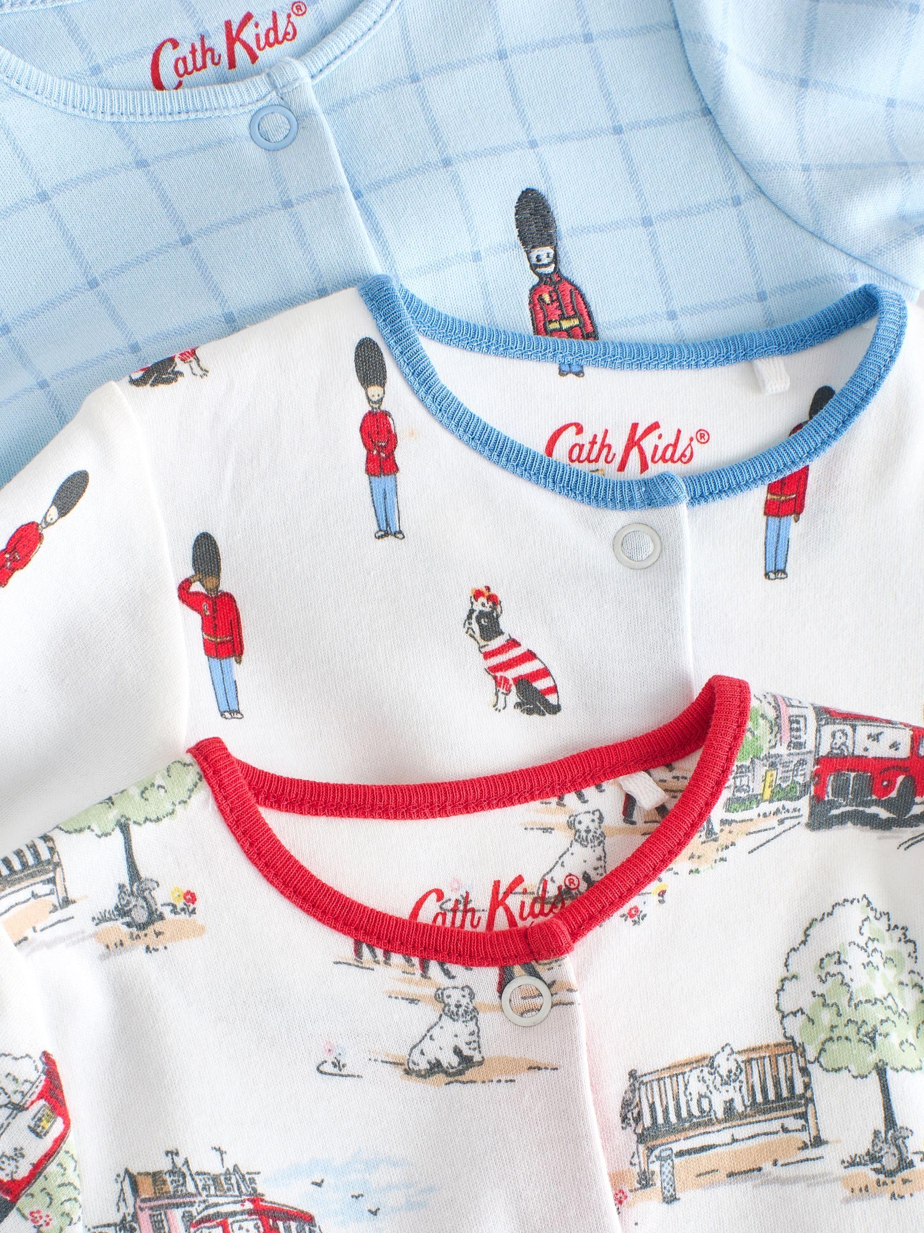 NEXT Bebés niño Pack de 3 Pijamas Tipo Pelele de bebé de Cath Kidston
