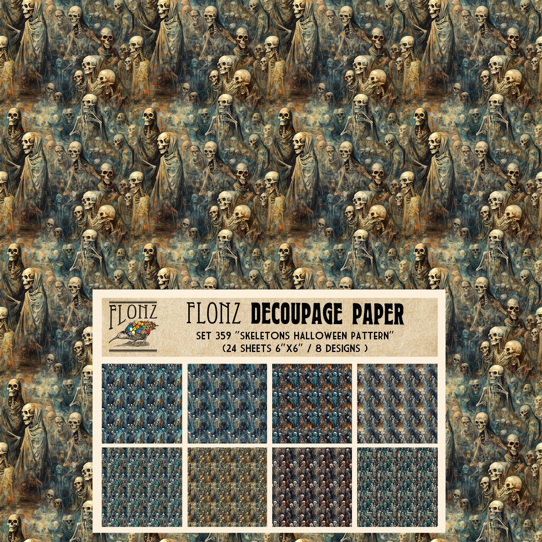 Decoupage Paper Pack (24 Sheets 6