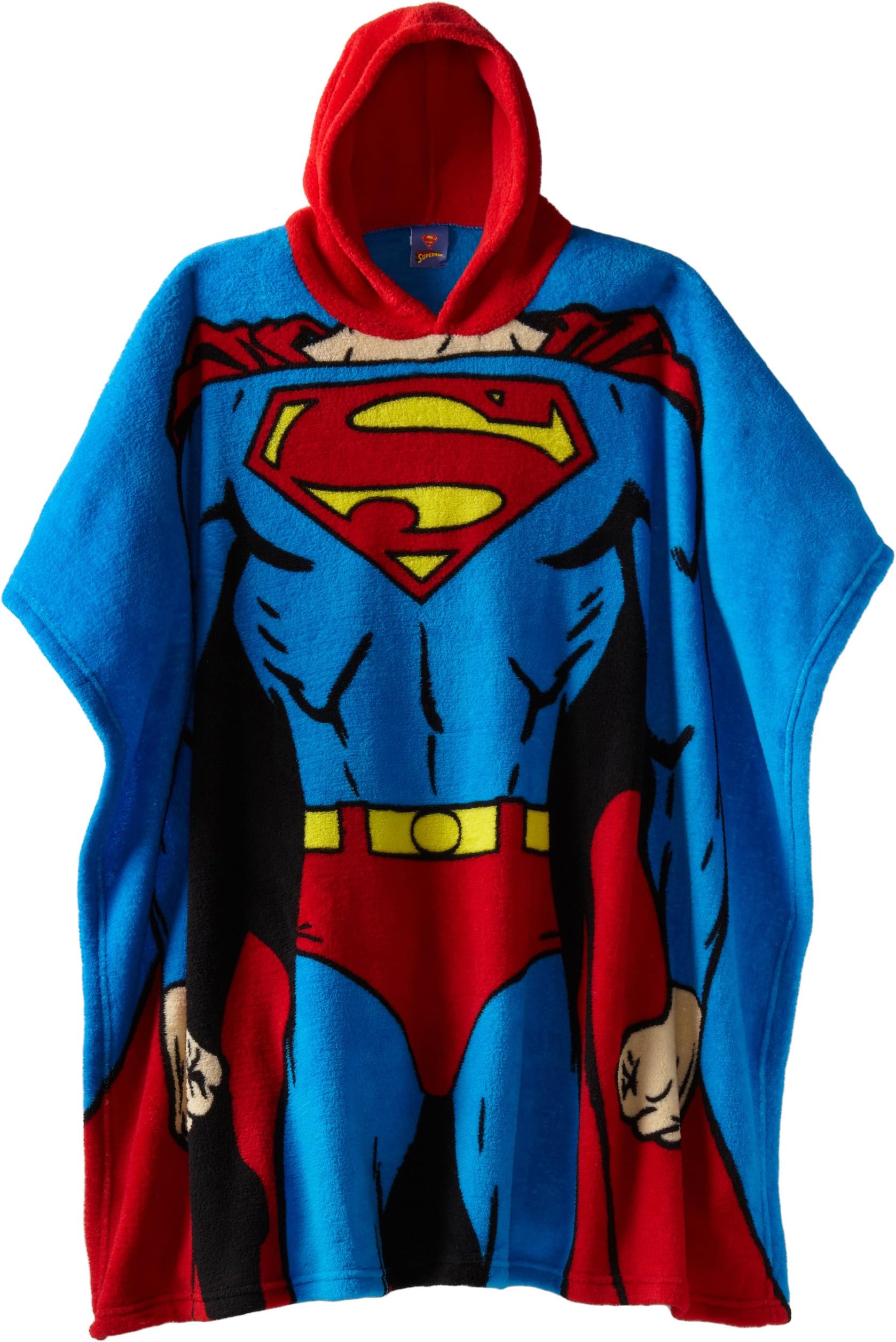 AME Sleepwear Big Boys' Superman Hooded Poncho
