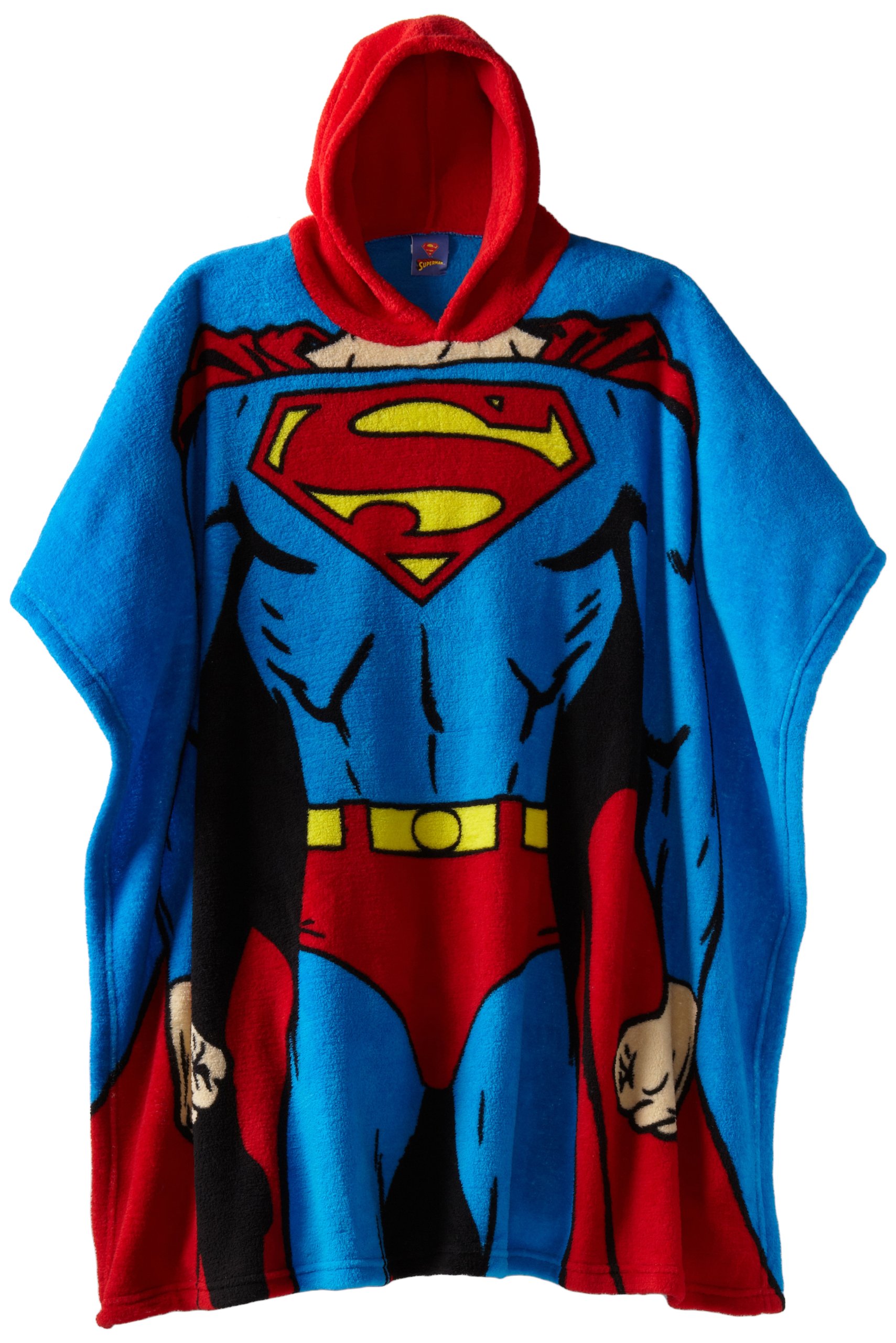 AME Sleepwear Big Boys' Superman Hooded Poncho