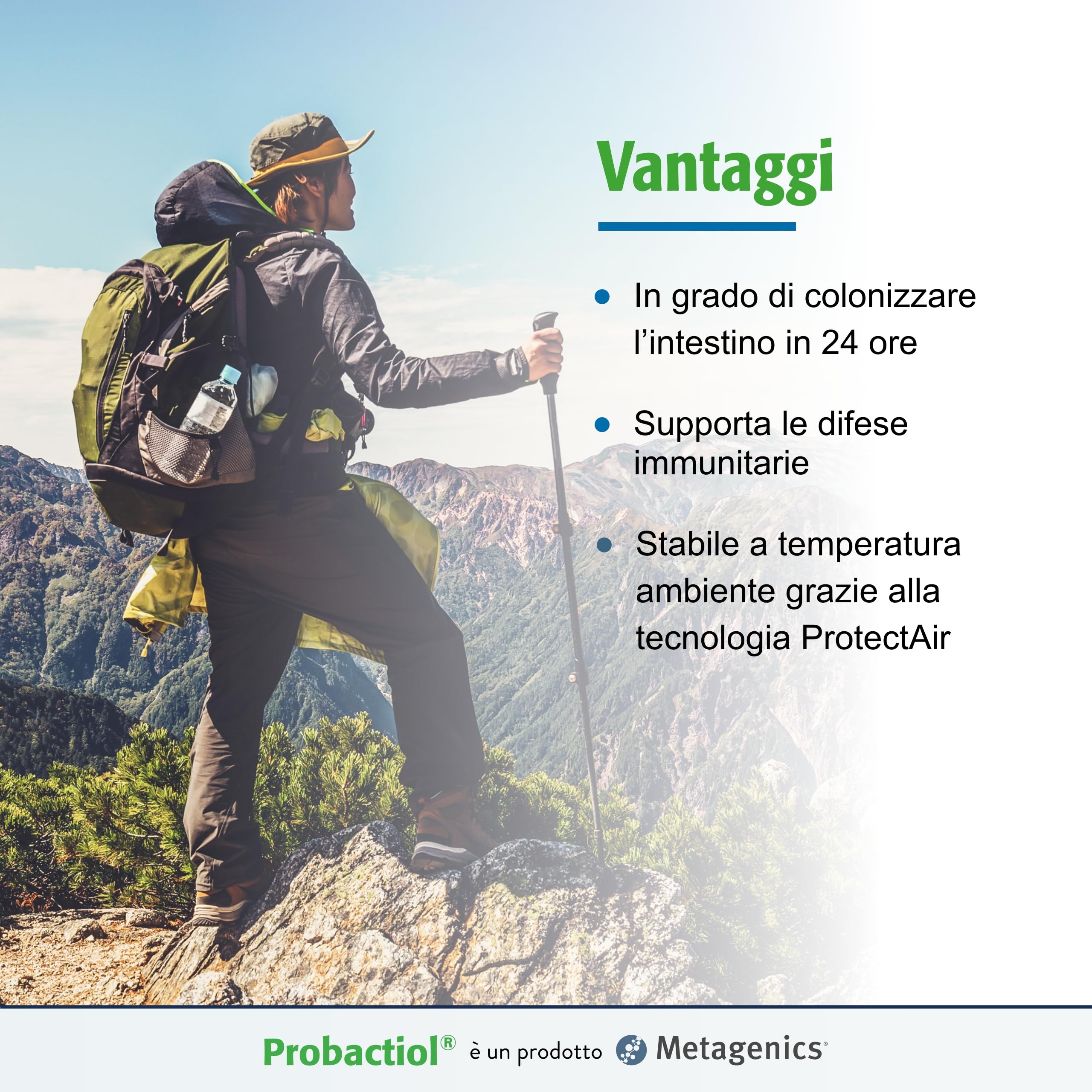 Metagenics Probactiol Plus - Equilibrio della Flora Intestinale - Sostiene l’Immunità - 30 Capsule