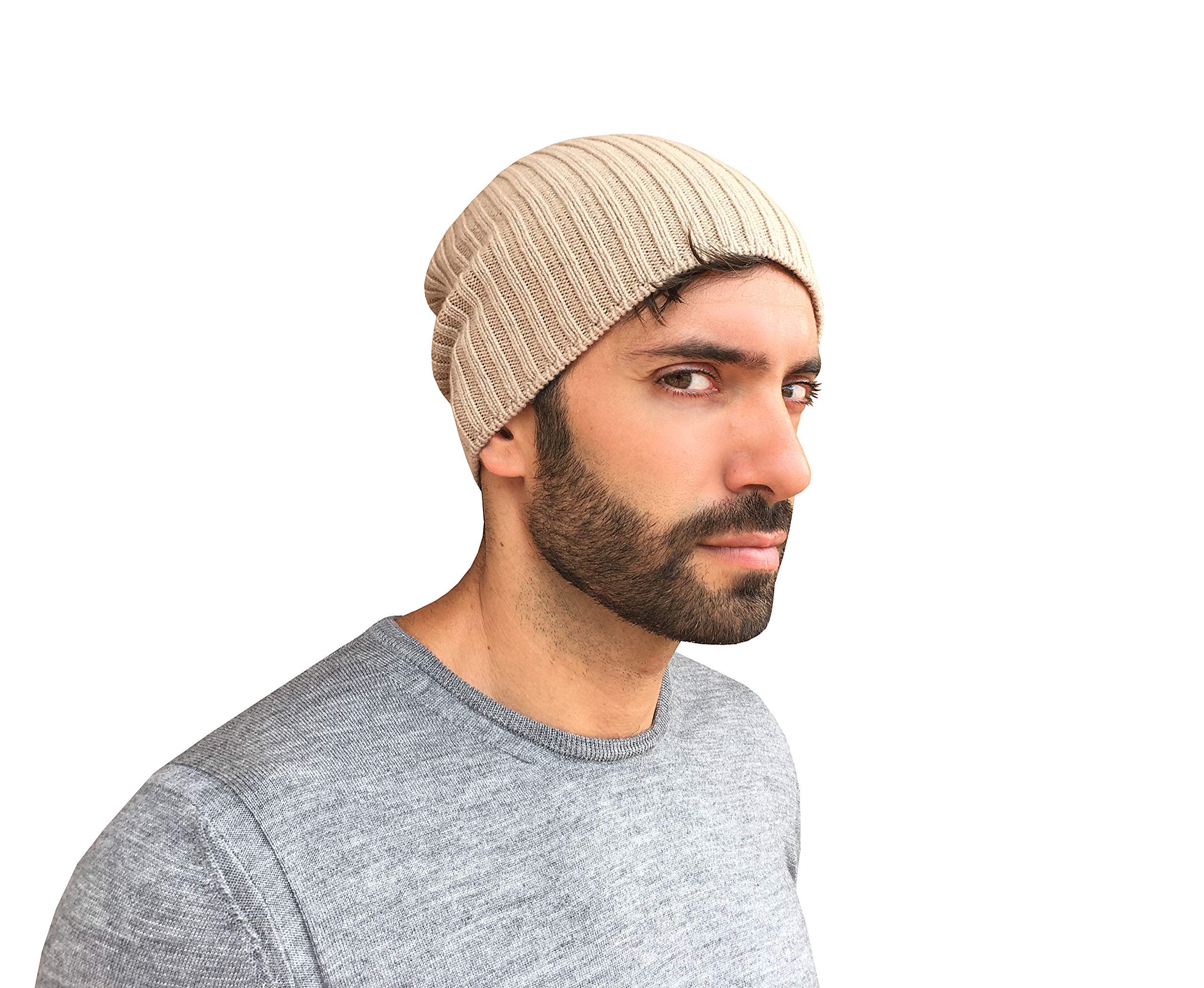 Berretto Cappello Uomo Invernale Cachemire 100%