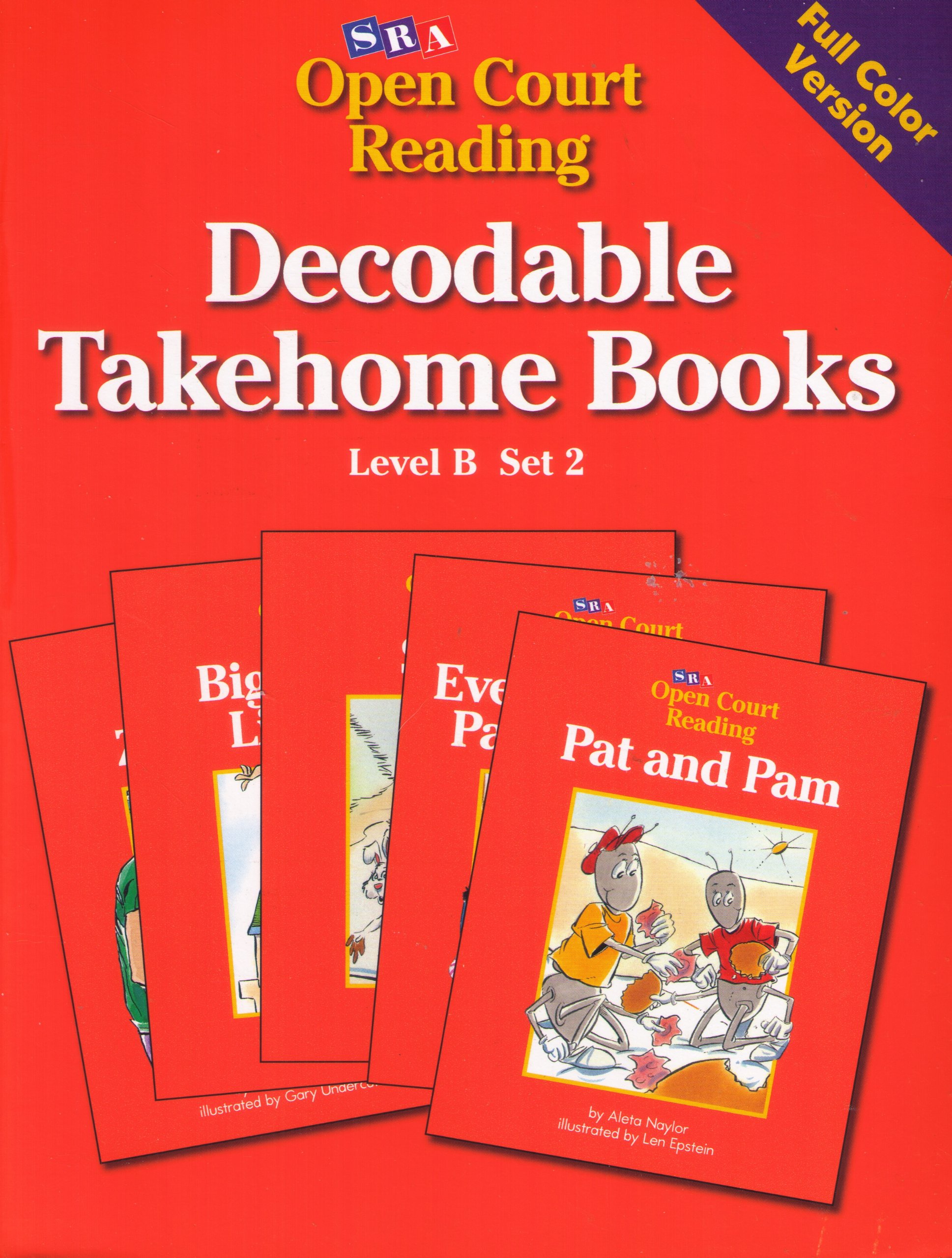 Open Court Reading Decodable Takehome Books Level B Set 2