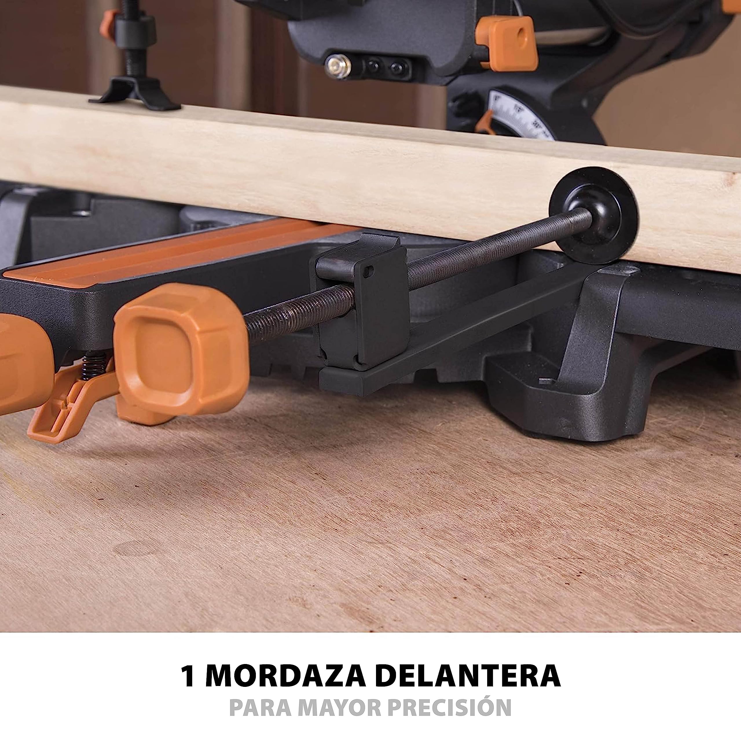 Evolution Power Tools R210SMS Pack de accesorios para sierra ingletadora, Incluye mordaza frontal, mordaza superior, saco captapolvo y adaptador para orificio de polvo, 210 mm