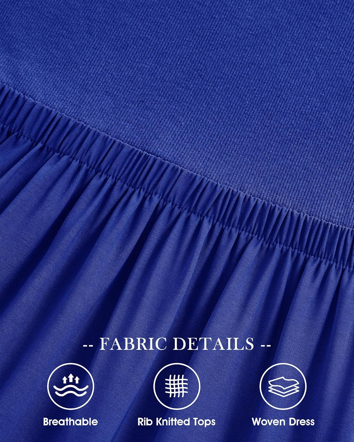 BTFBM Women Sleeveless Summer Dresses Wedding Guest Maxi Dresses Ribbed Knit Tops and Polyester Skirt with Pockets - Image 5