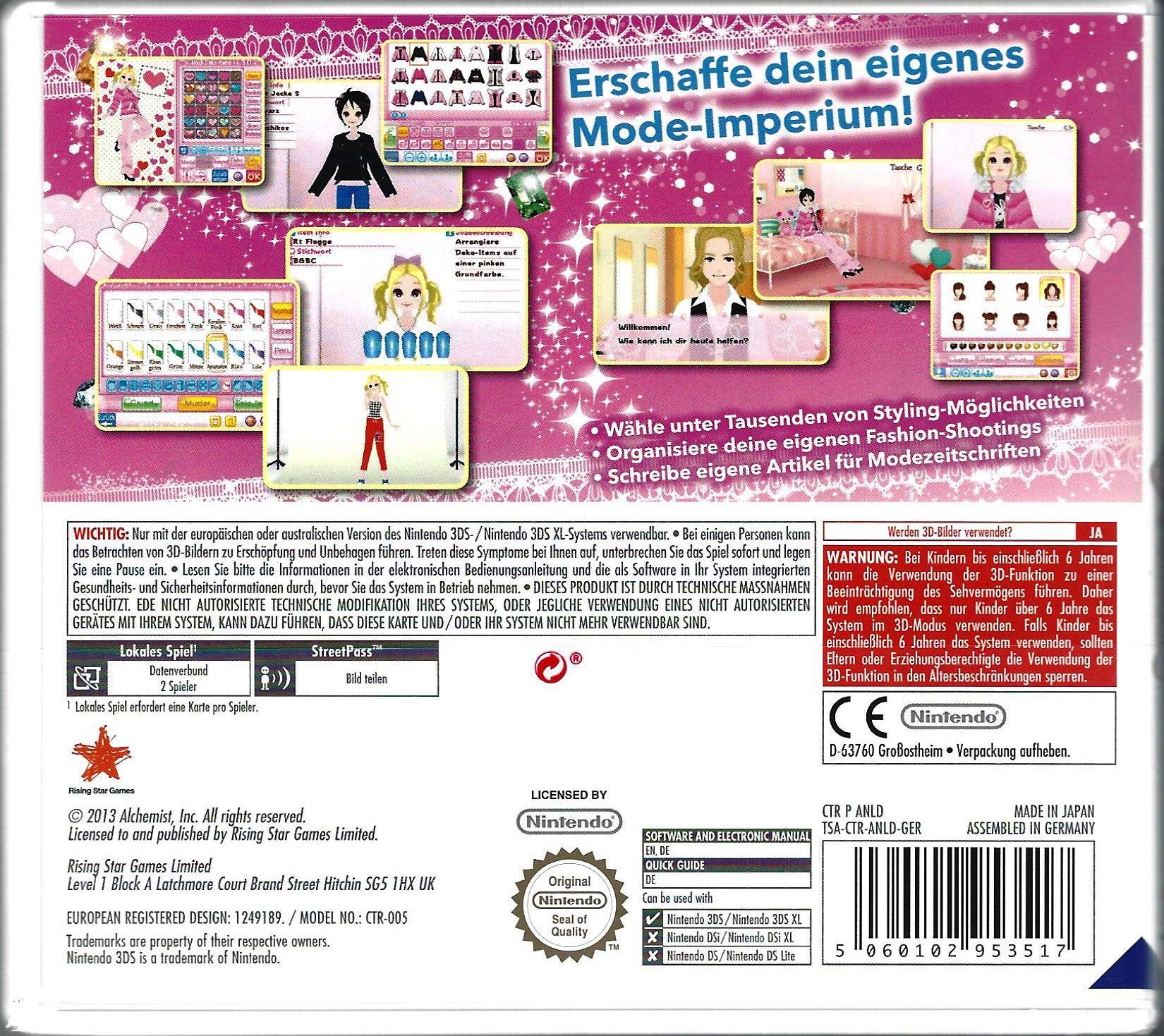 Amazon | Girls' Fashion Shoot (Nintendo 3DS) | ニンテンドー3DS