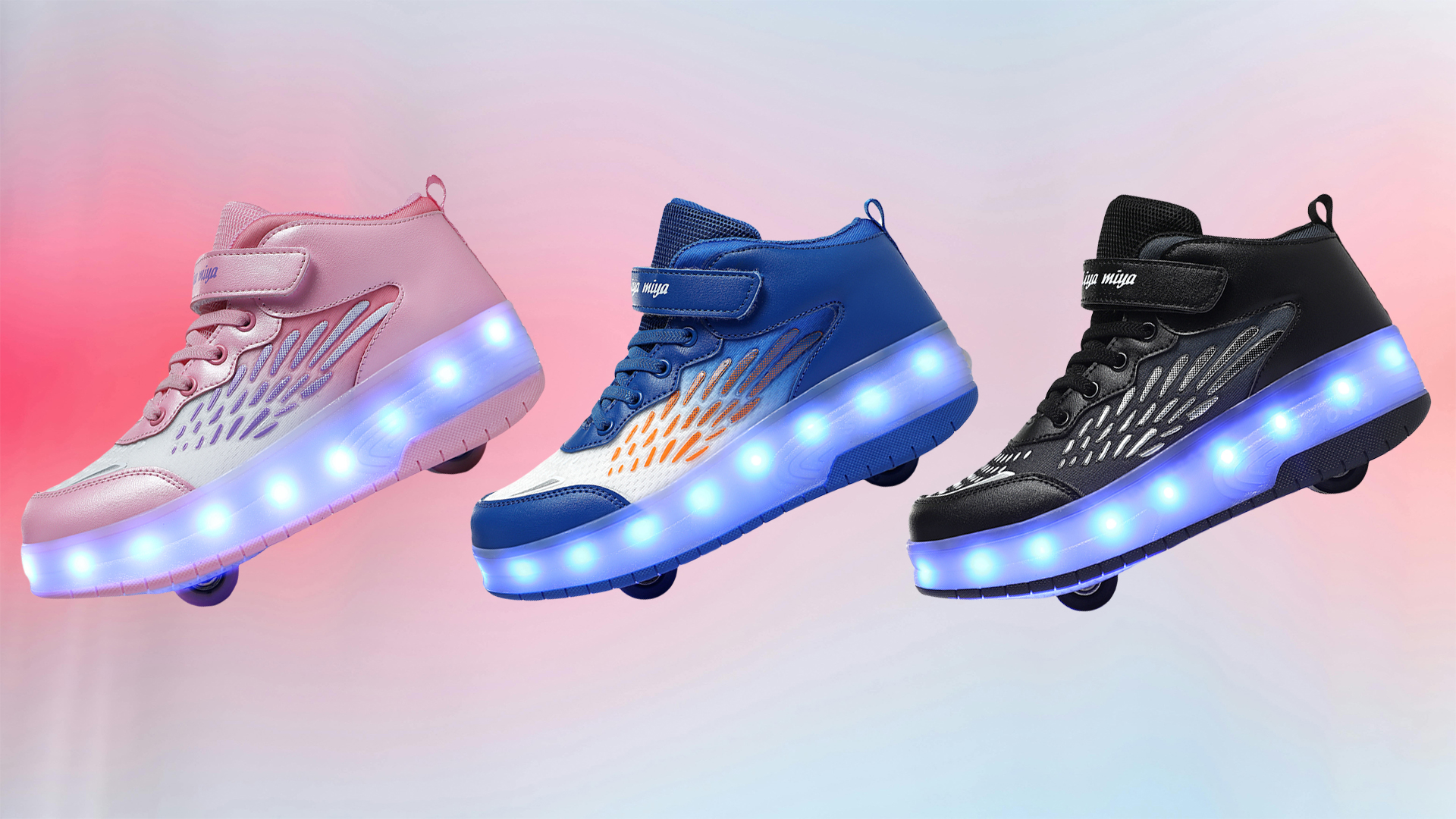 Parkour Shoes Shoes That Are Skates LED Deformation Parkour Shoes