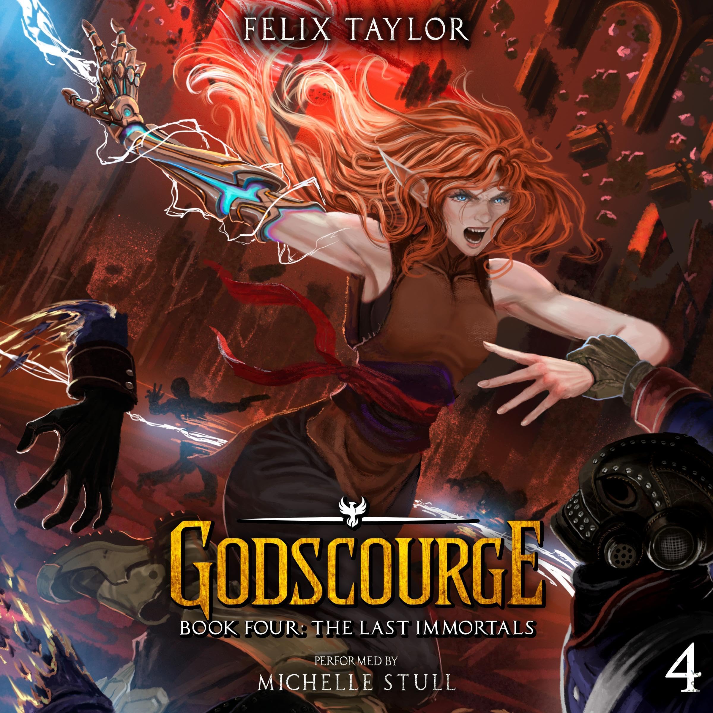 Cover art for Godscourge, Book 4: The Last Immortals