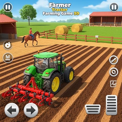 Traktorfahren-Landwirtschaftsspiel 3D-Feldabenteuer