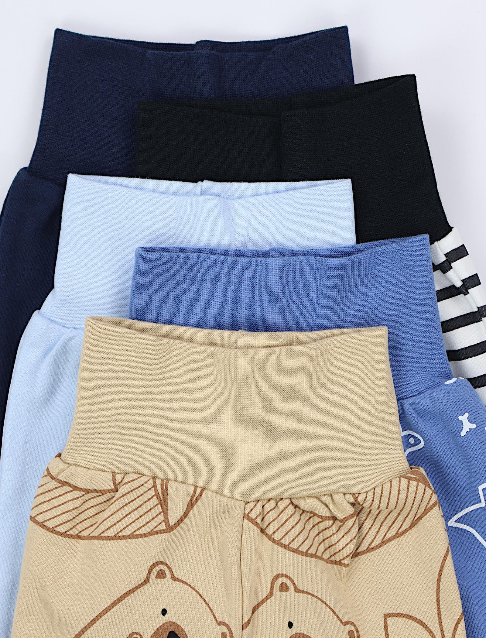 TupTam Pantalones Bebé 5 Unidades – Pantalón Algodón Suave para Bebé Niño y Niña, Certificación Oeko-Tex — view 5