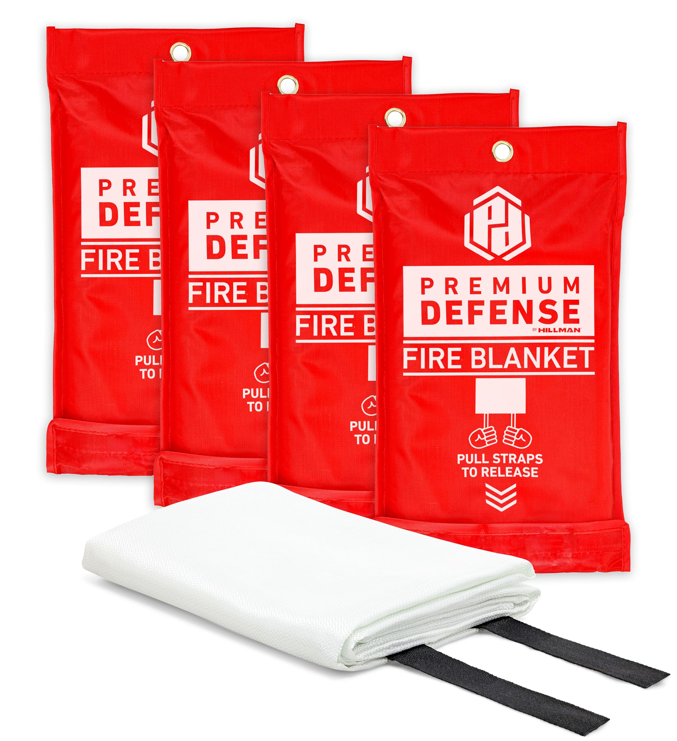 Big Time Products, Llc Manta de fuego de defensa premium, manta de incendios de emergencia, extintor, supresión de llama, fibra de vidrio