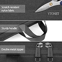 Vista 5 de Ytonet Funda profesional para transportar laptop de 13 a 13.3 pulgadas, delgada, con asas, resistente al agua, compatible con laptops MacBook Air