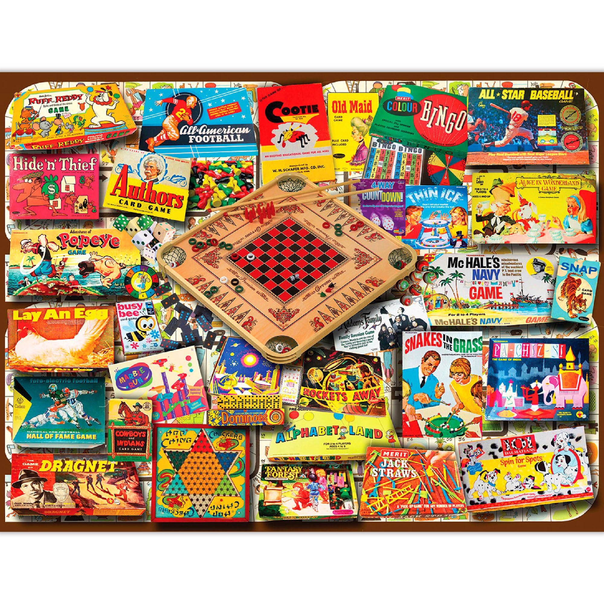 White Mountain Puzzles Classic Games 500 Piece Jigsaw Puzzle