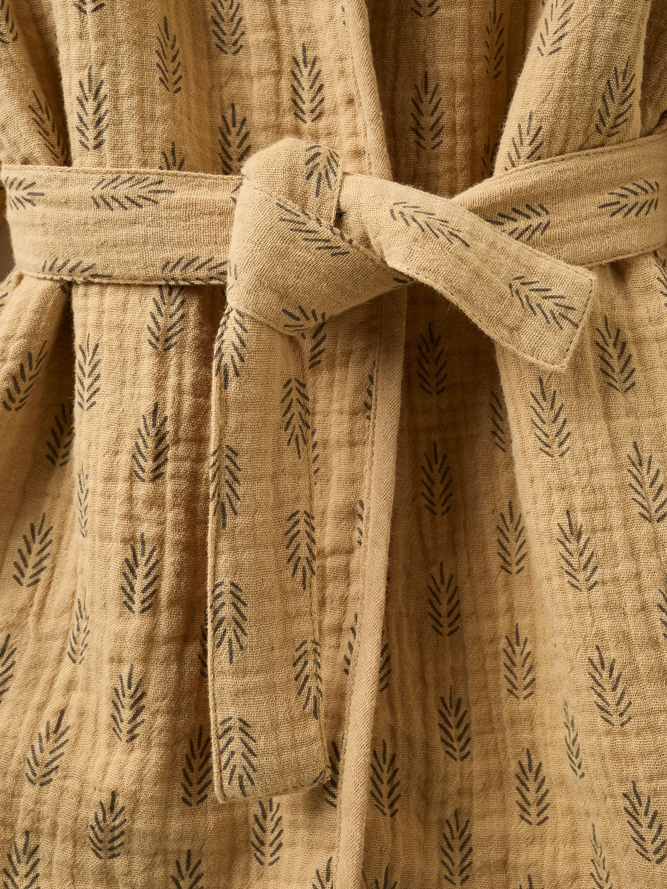 Vertbaudet Baby Bademantel aus Musselin ETHNIC