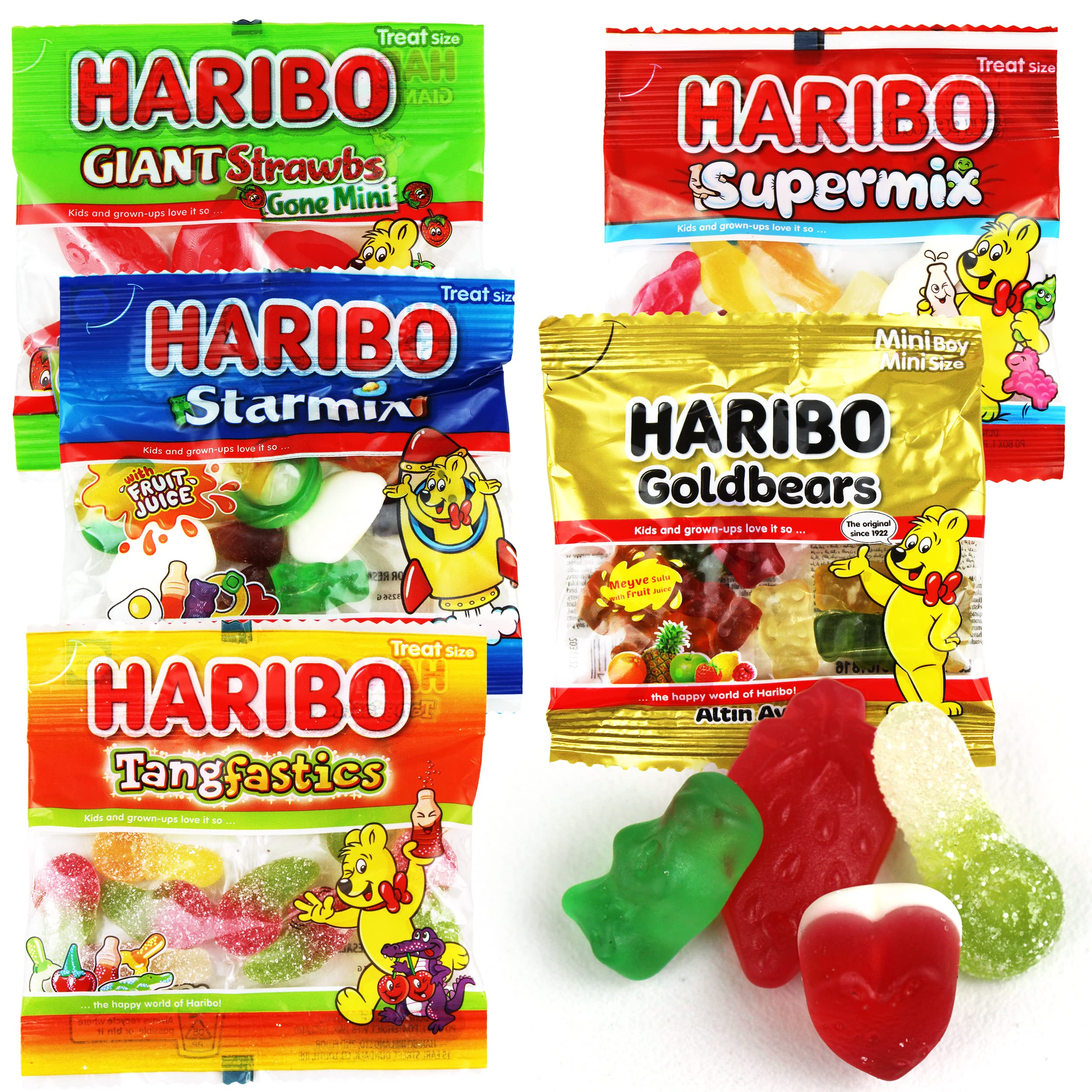 Buy German Haribo Gummy Candy Bulk sets 44 Pack Assorted Candy