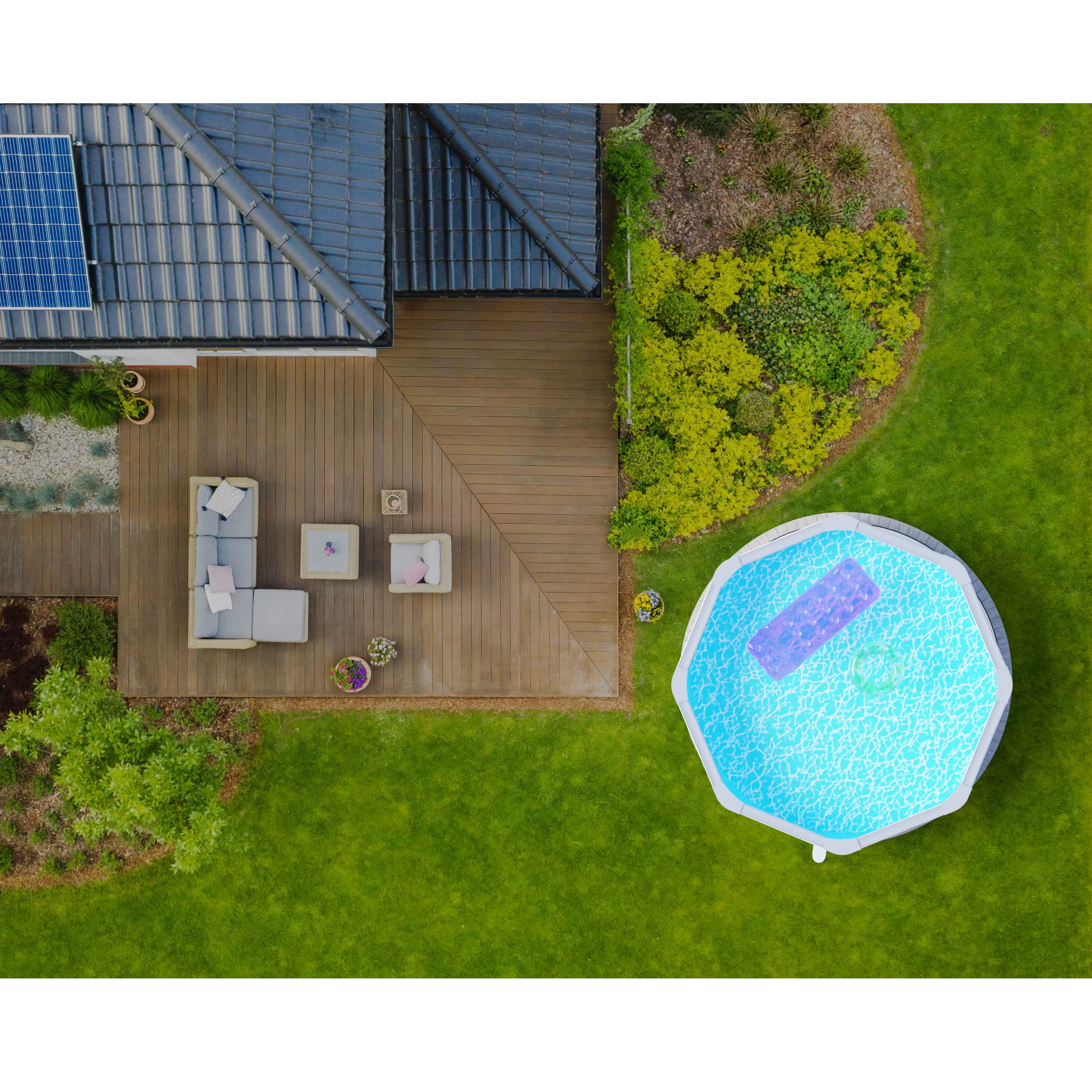 Stahlwandpool Grandy ø 3,00m x 1,20m Einzelbecken Rundpool inkl. Skimmer (300x120cm)