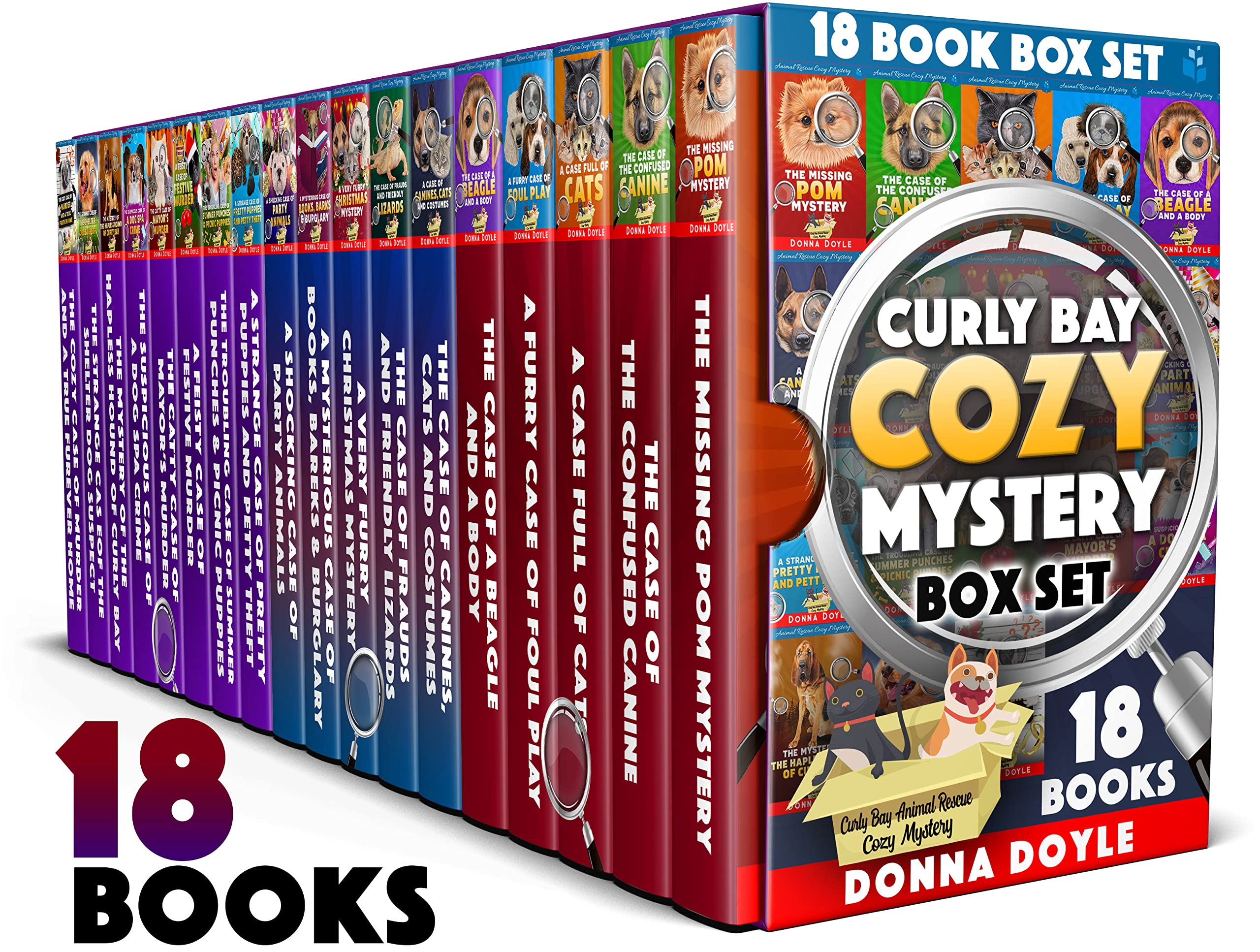 Curly Bay Cozy Mystery Boxset: 18 Book Box Set (Christian Cozy Mystery Collection)